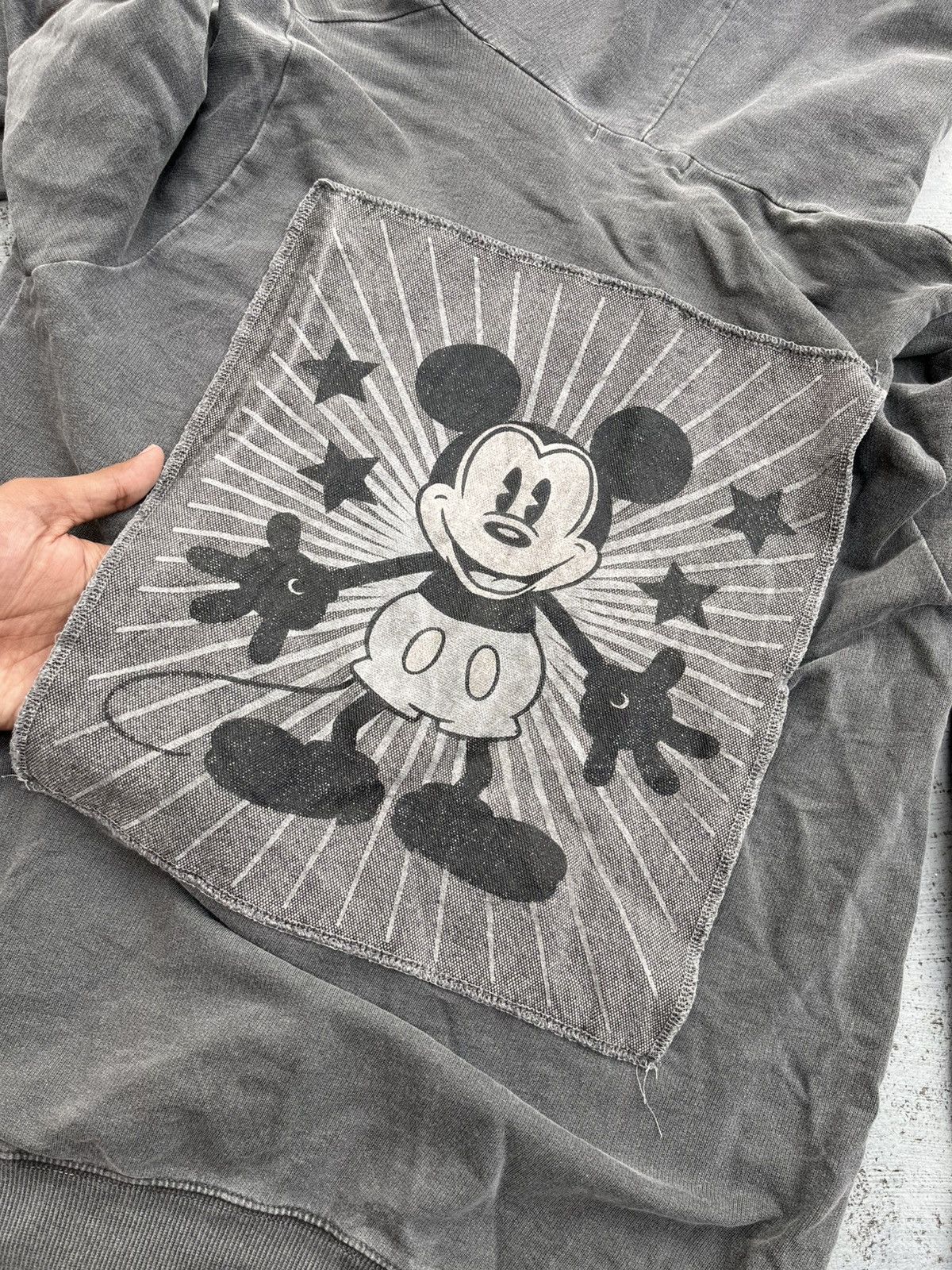 If Six Was Nine × Japanese Brand × Le Grande Bleu (L.G.B.) JAPANESE MICKY MOUSE FADED PUNK FUR HOODIE LGB Y2K Size US S / EU 44-46 / 1 - 3 Thumbnail