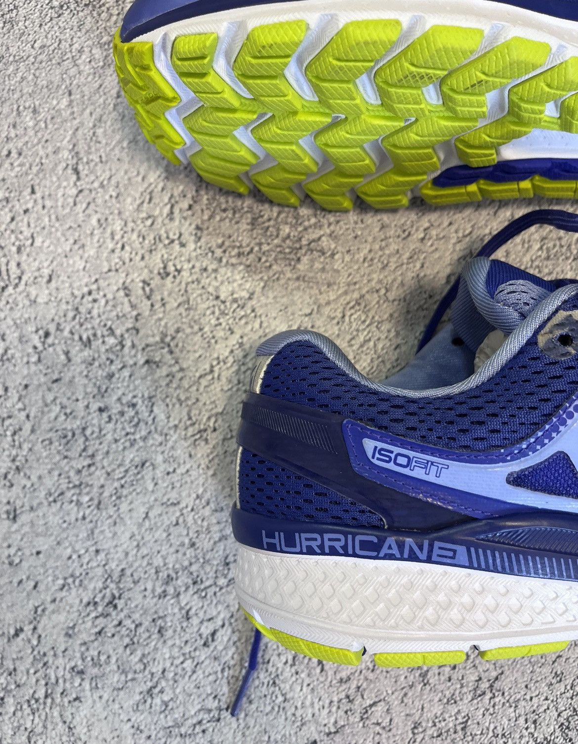 Saucony Saucony Hurricane ISO 3 W Women’s Running Shoes Purple Navy Size US 8.5 / IT 38.5 - 6 Thumbnail