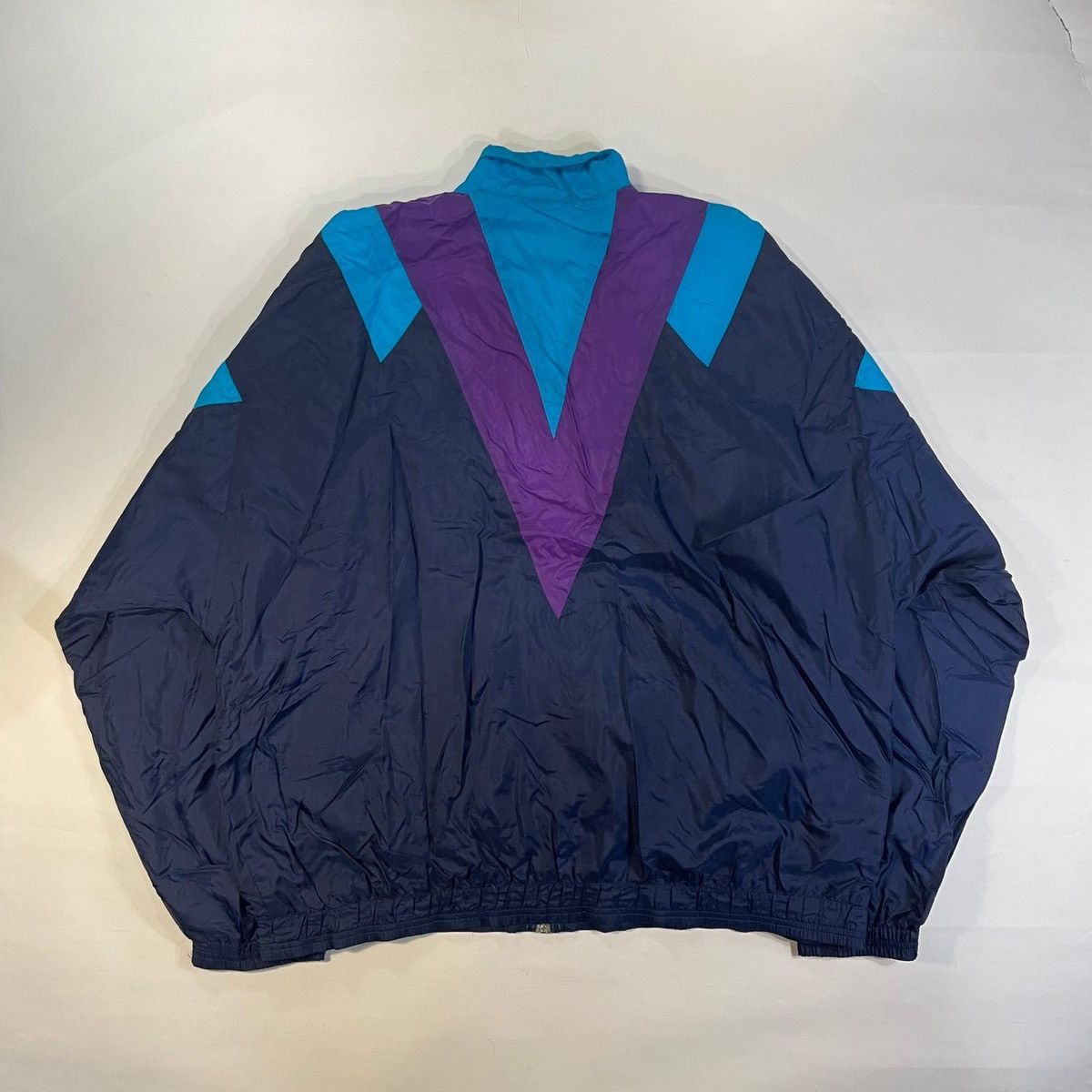 Nike Nike windbreaker jacket in blue and purple vintage 90s 80s Size US XXL / EU 58 / 5 - 2 Thumbnail