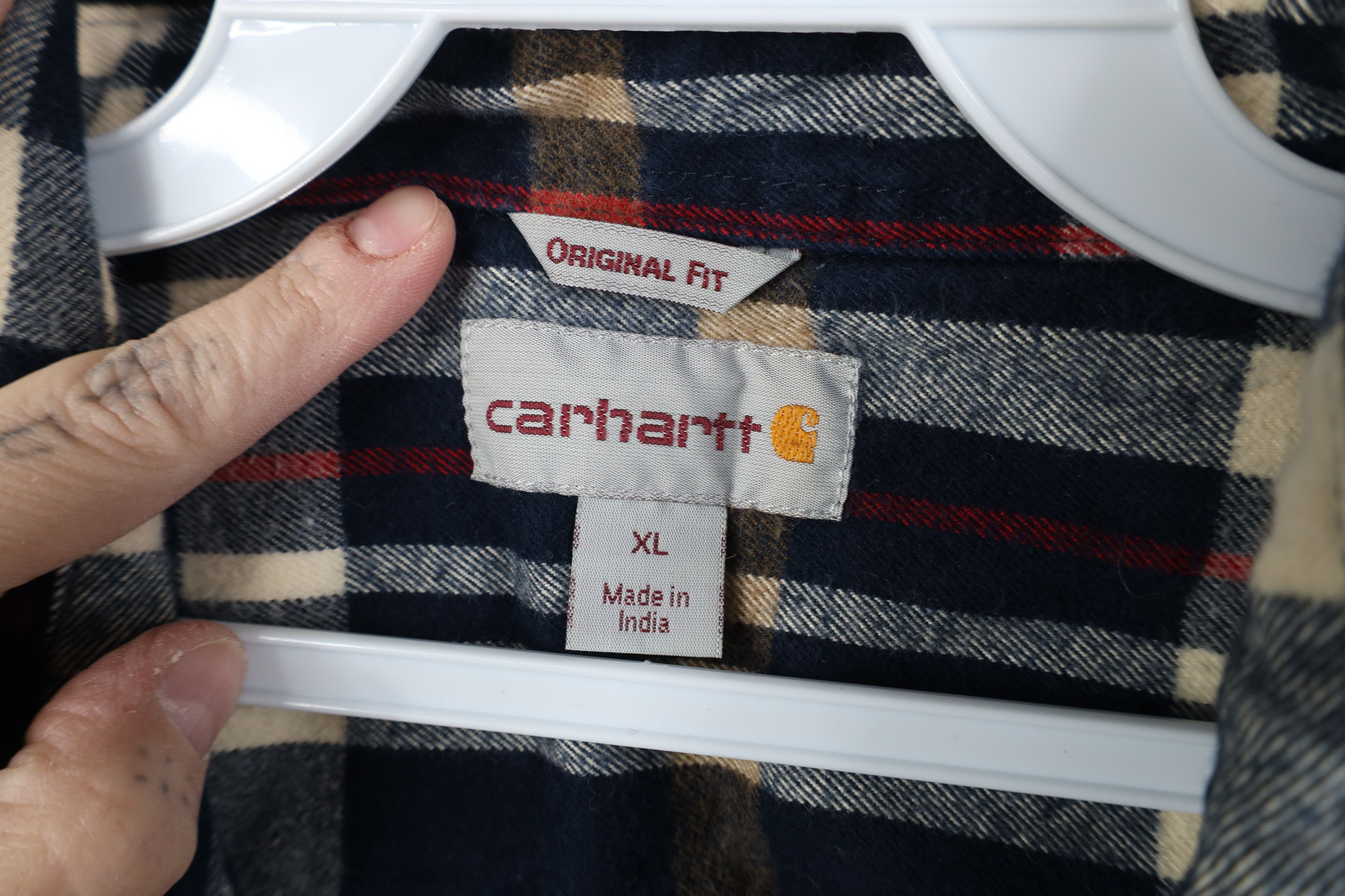 Carhartt Vintage Y2K Carhartt Flannel Collared Button Shirt Size US XL / EU 56 / 4 - 6 Thumbnail