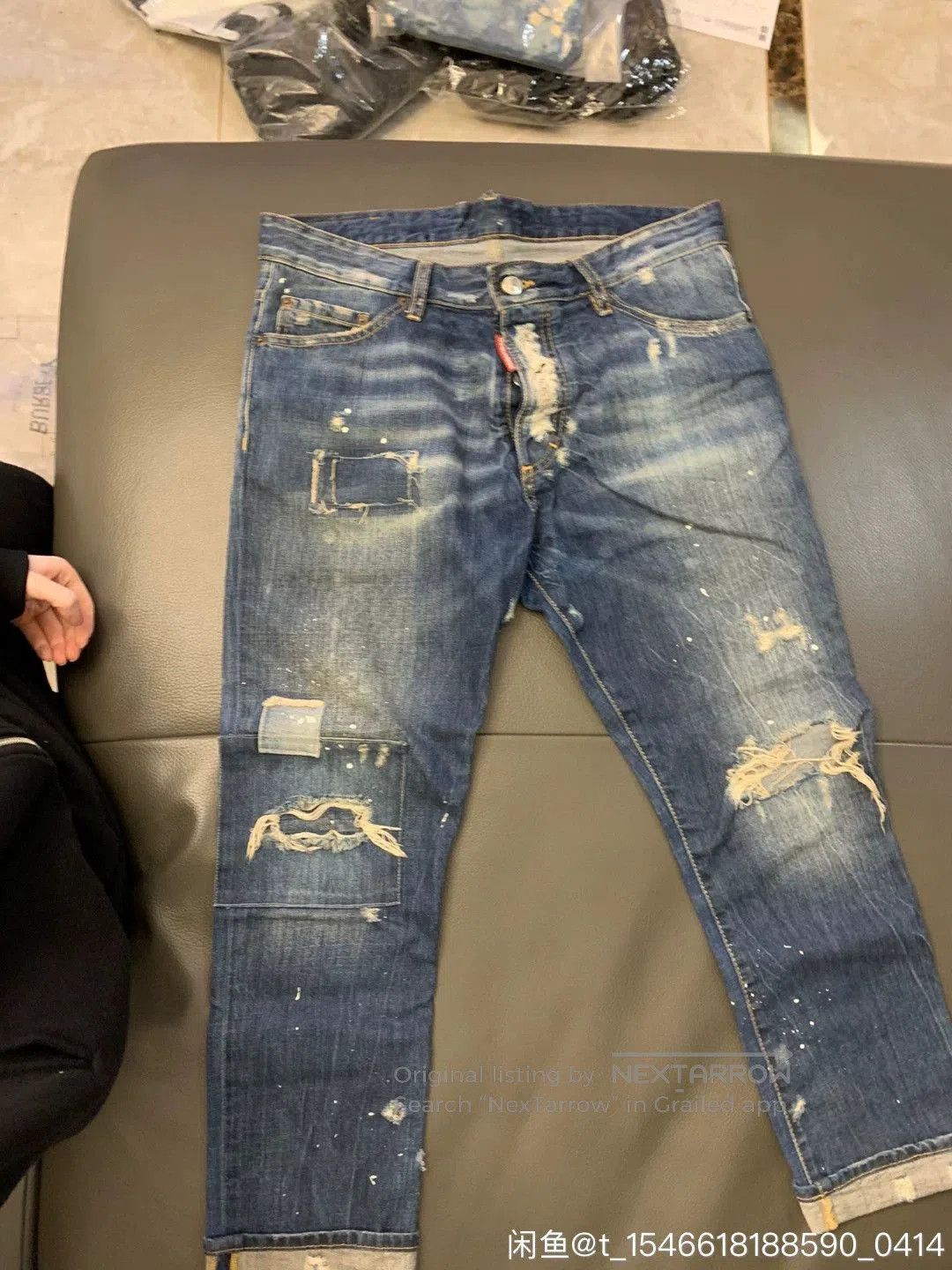 Dsquared2 distressed denim jeans from dsquared2 collection. Size US 26 / EU 42 - 3 Thumbnail