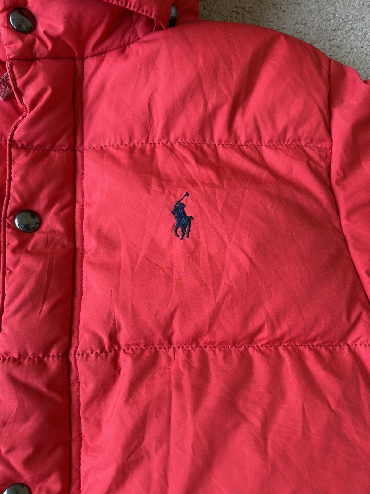 Ralph Lauren Polo Ralph Lauren Red Hooded Puffer M Size US M / EU 48-50 / 2 - 4 Thumbnail
