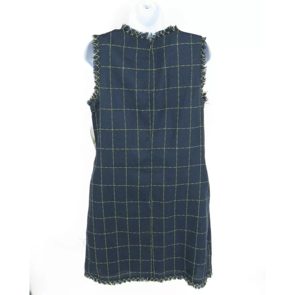 Other Julia Jordan Shift Dress 10 Sleeveless Double Breasted Plaid Size L / US 10 / IT 46 - 4 Thumbnail