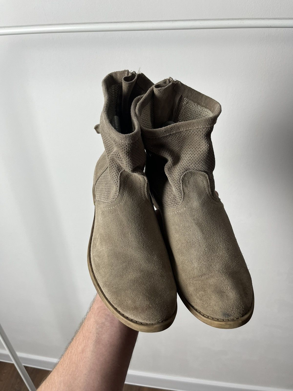 Japanese Brand × Vintage Vintage Leather Suede Boots Cowboy western Shoes Size US 10 / IT 40 - 3 Thumbnail