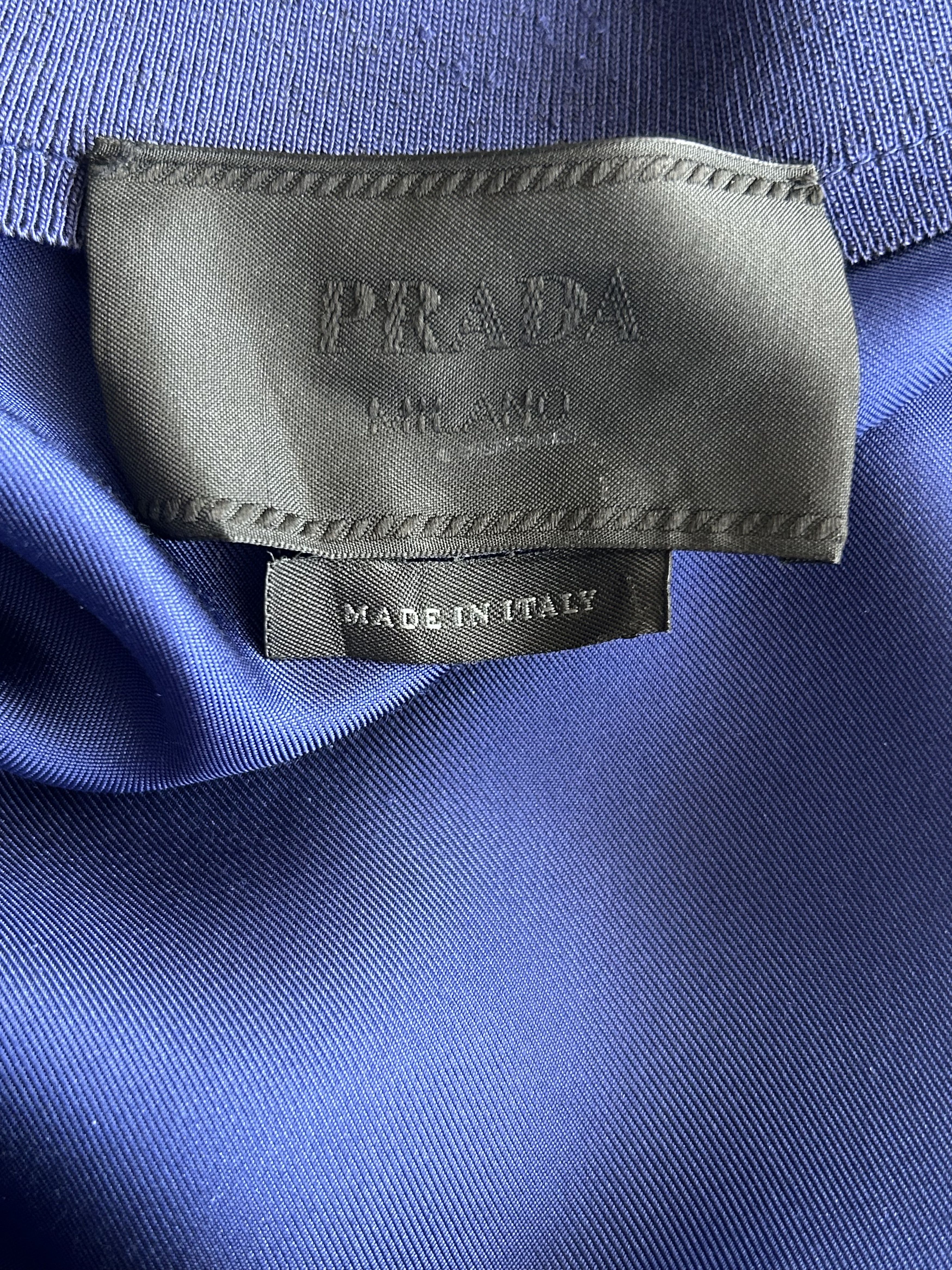 Prada Prada Blue & White Logo Track Jacket Size US XXL / EU 58 / 5 - 3 Thumbnail