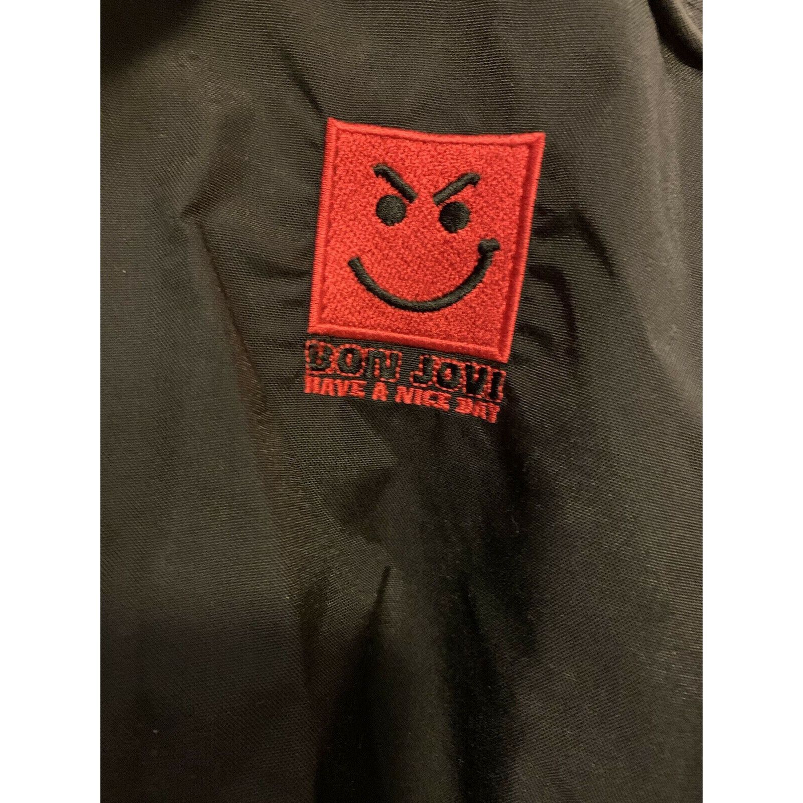 image of Stormtech Bon Jovi 2006 "have A Nice Day" Crew Jacket Size 2Xl Sto in Black, Men's
