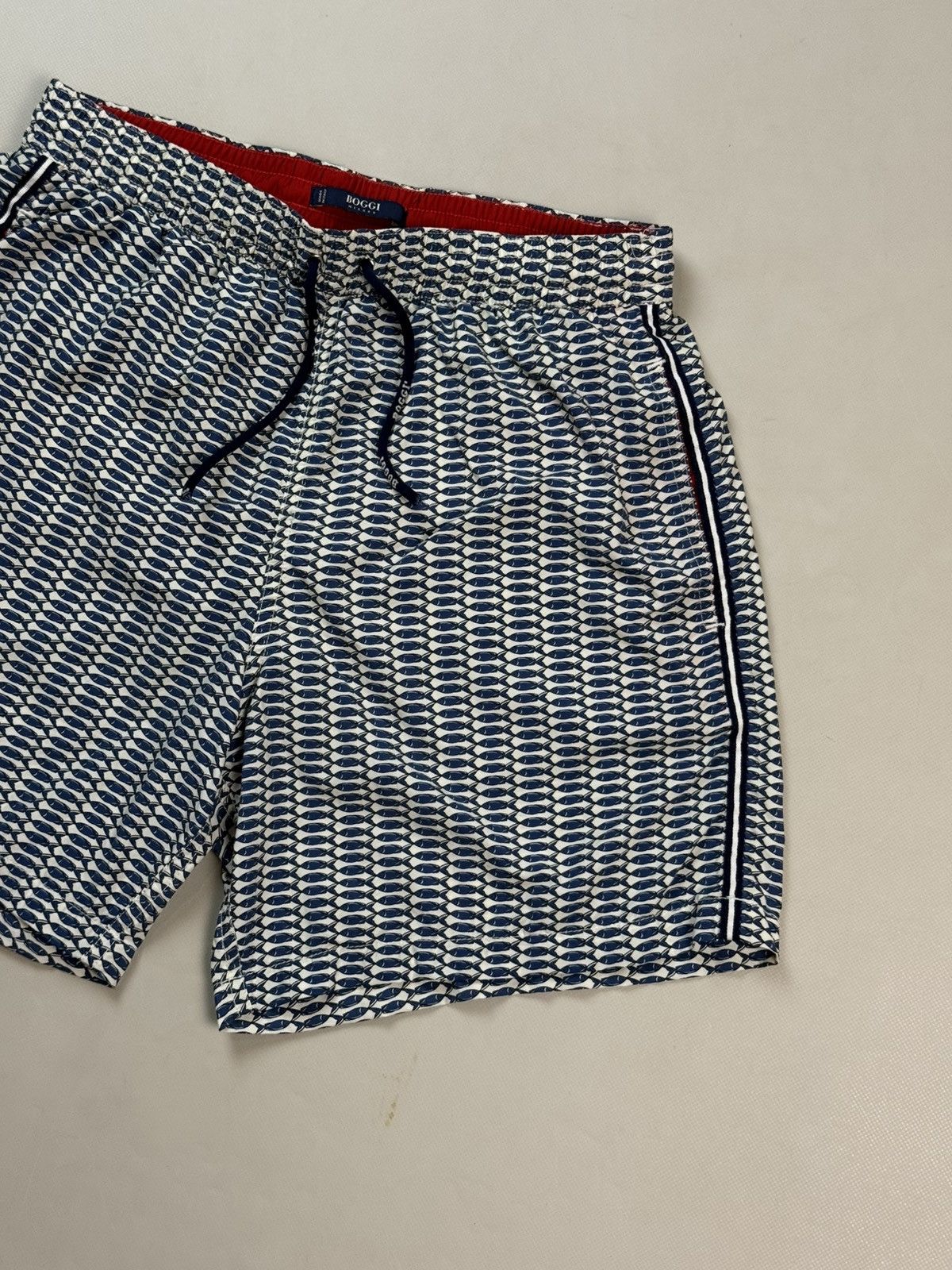 Boggi Boggi Milano Men’s Swimming Beach Fish Logo Shorts Size M Size US 32 / EU 48 - 6 Thumbnail