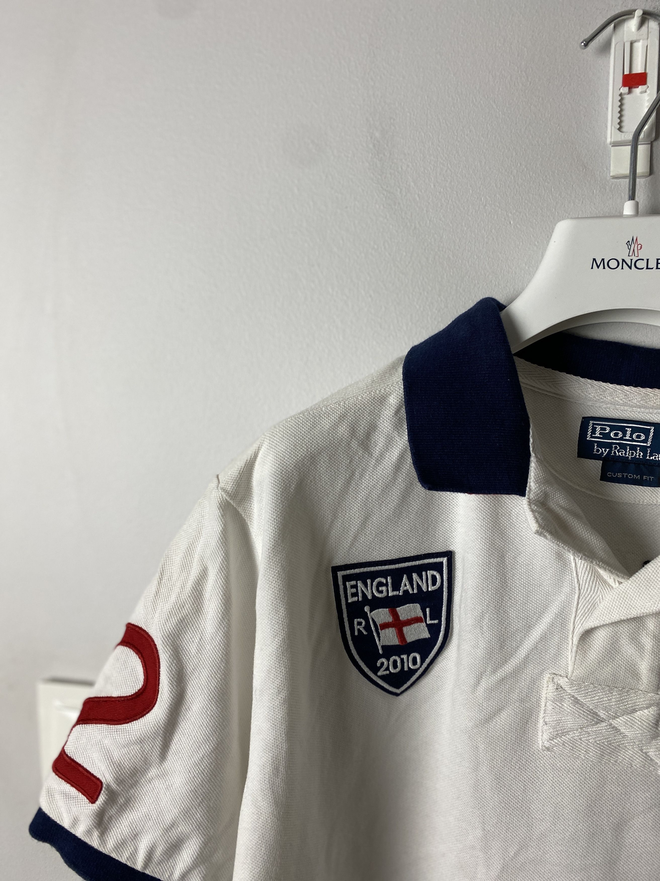Polo Ralph Lauren Polo Ralph Lauren England 12 rugby polo t-shirt tee vintage Size US XL / EU 56 / 4 - 2 Thumbnail