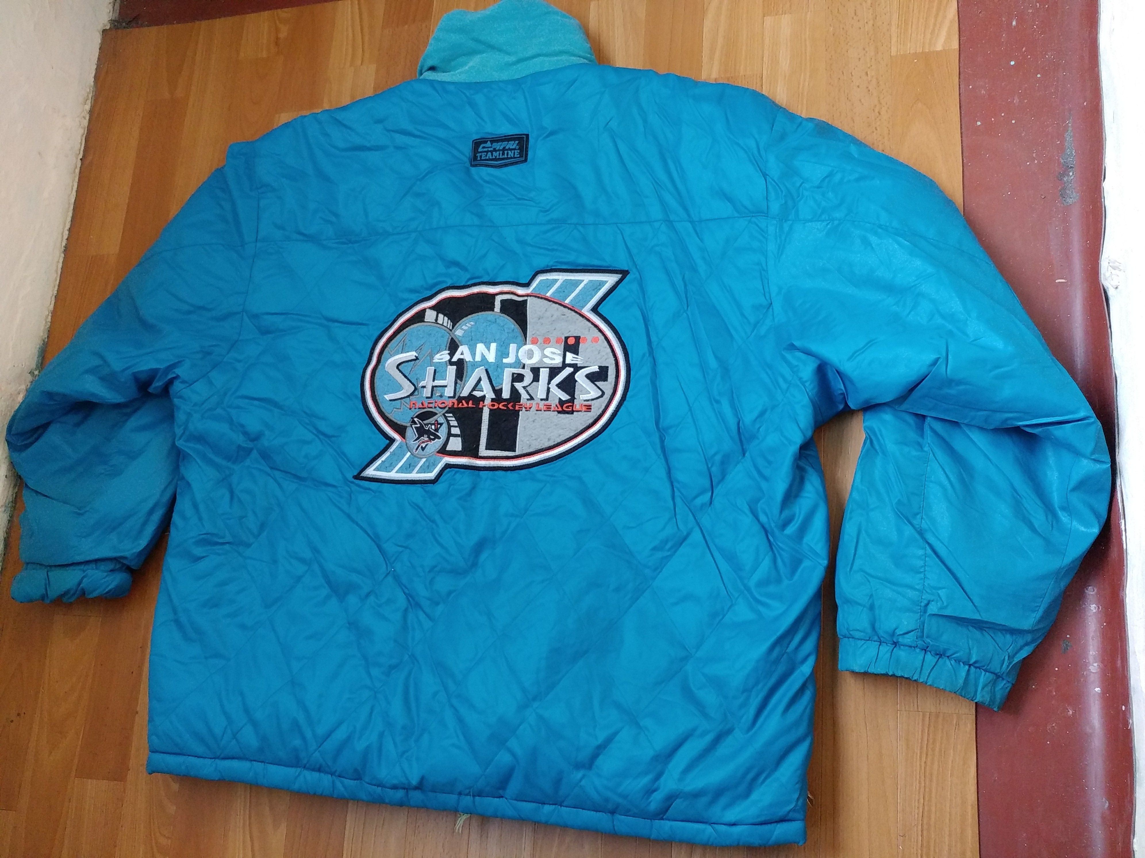 NHL × Vintage NHL San Jose Sharks jacket, vintage Campri Teamline, 90s L Size US L / EU 52-54 / 3 - 4 Thumbnail