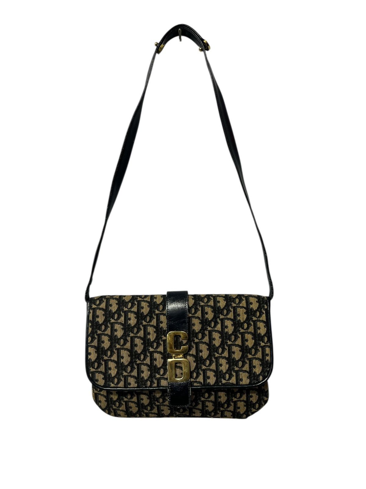 Christian Dior Monsieur VINTAGE DIOR TROTTER CANVAS SHOULDER BAG Size ONE SIZE - 1 Thumbnail