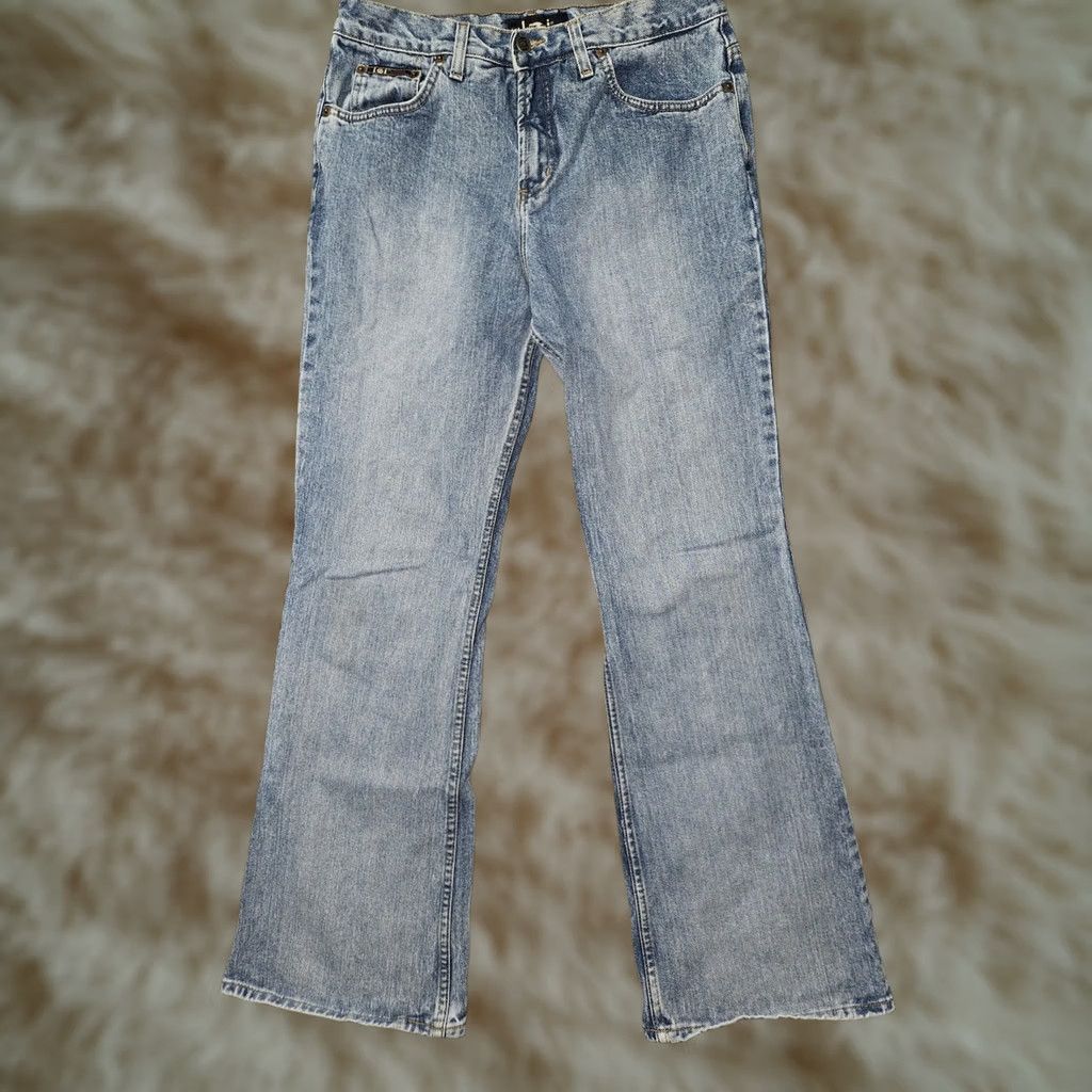 L.E.I. VINTAGE l.e.i. Jeans Juniors 13 Blue Light Wash Bootcut 100% Cotton Denim 90's Jeans Womens Size 34" / US 12 / IT 48 - 1 Thumbnail