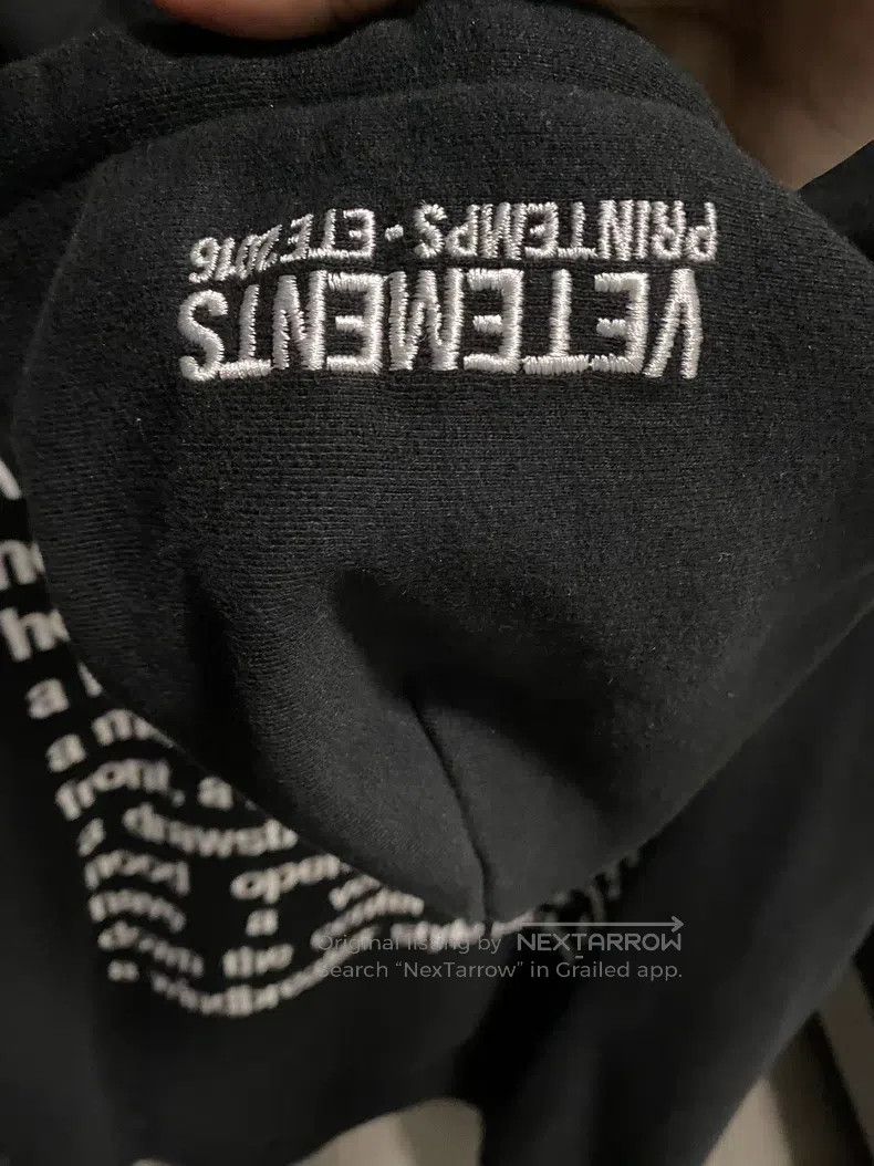 Vetements Vetements Instruction Manual Sweatshirt Size US S / EU 44-46 / 1 - 3 Thumbnail