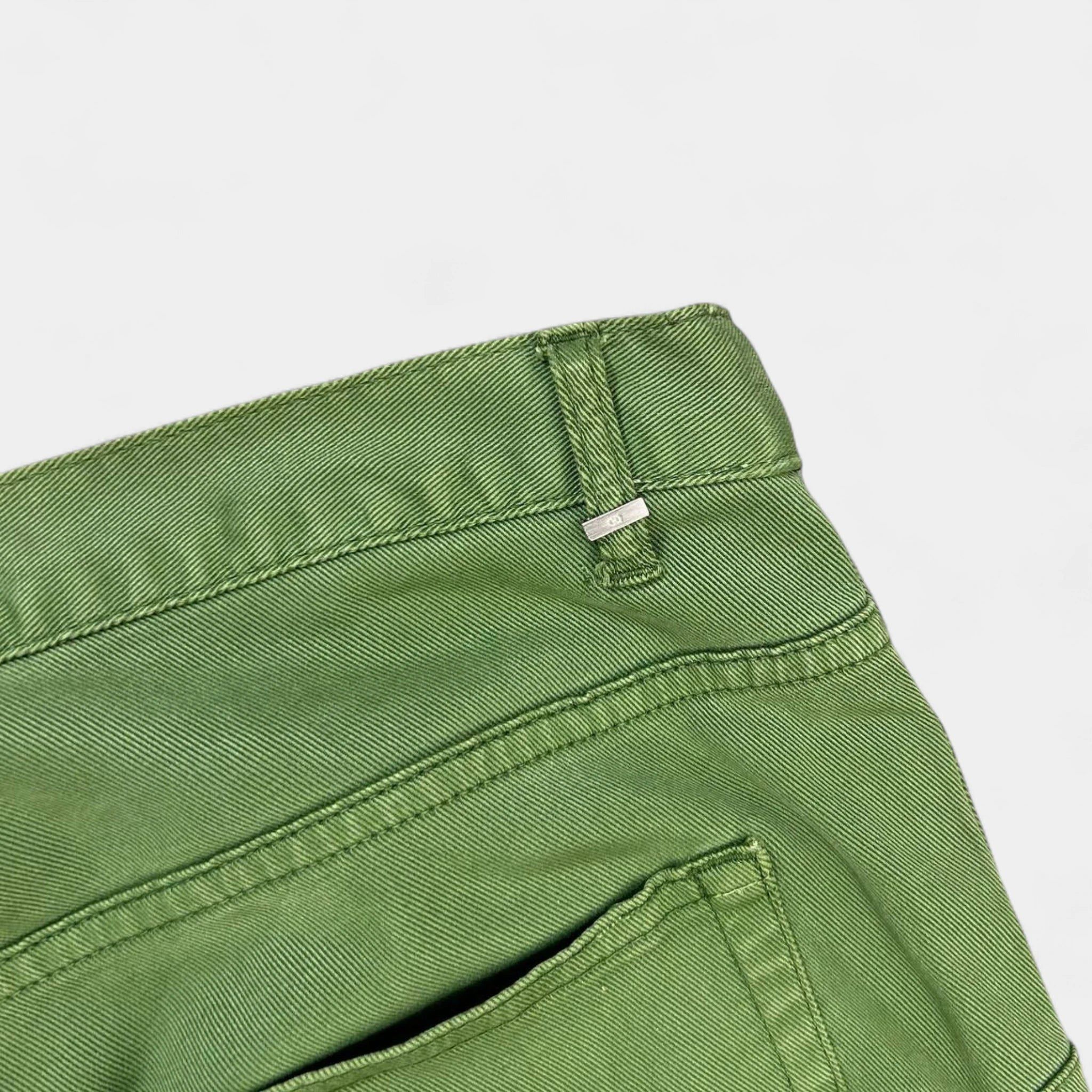 Dior Dior Homme by Hedi Slimane Green Denim Jeans Size US 29 - 9 Thumbnail