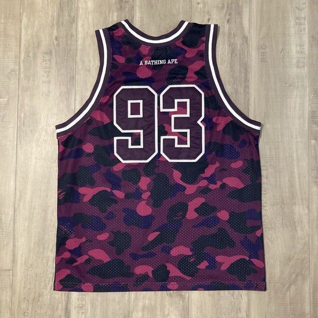 Bape BAPE PURPLE CAMO Basketball Tank Top a bathing ape Size US S / EU 44-46 / 1 - 2 Thumbnail