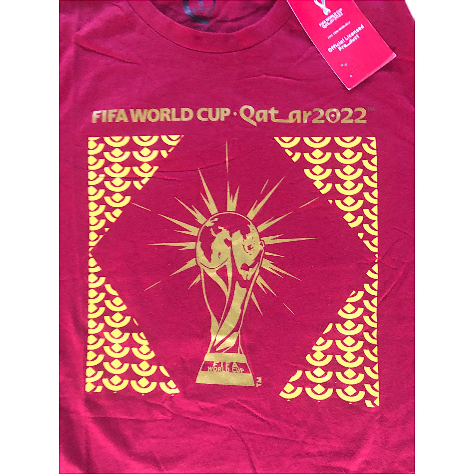 Other FIFA World Cup Qatar 2022 Large Tshirt Red Size US L / EU 52-54 / 3 - 3 Thumbnail