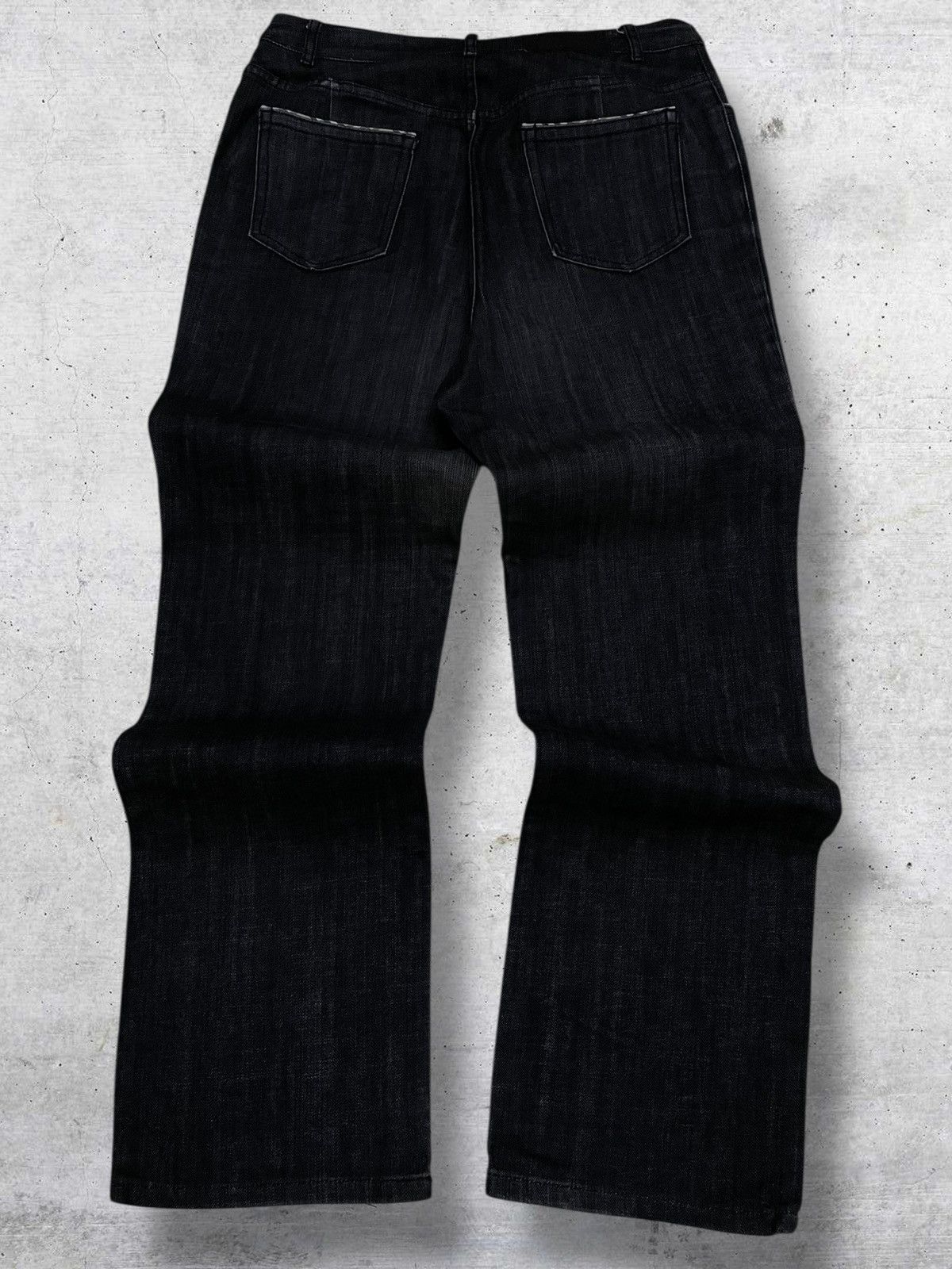 Burberry VINTAGE BURBEERY DESIGNER DEEP INDIGO PLAID PATTERN DENIM Size US 30 / EU 46 - 9 Thumbnail