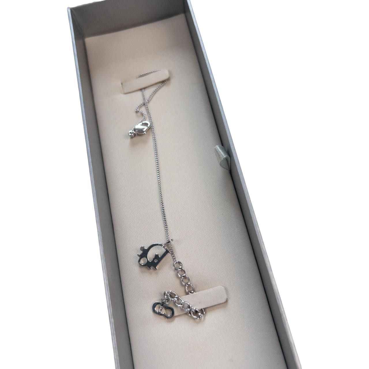 Dior Vintage Dior Logo Charm Bracelet Size ONE SIZE - 4 Thumbnail