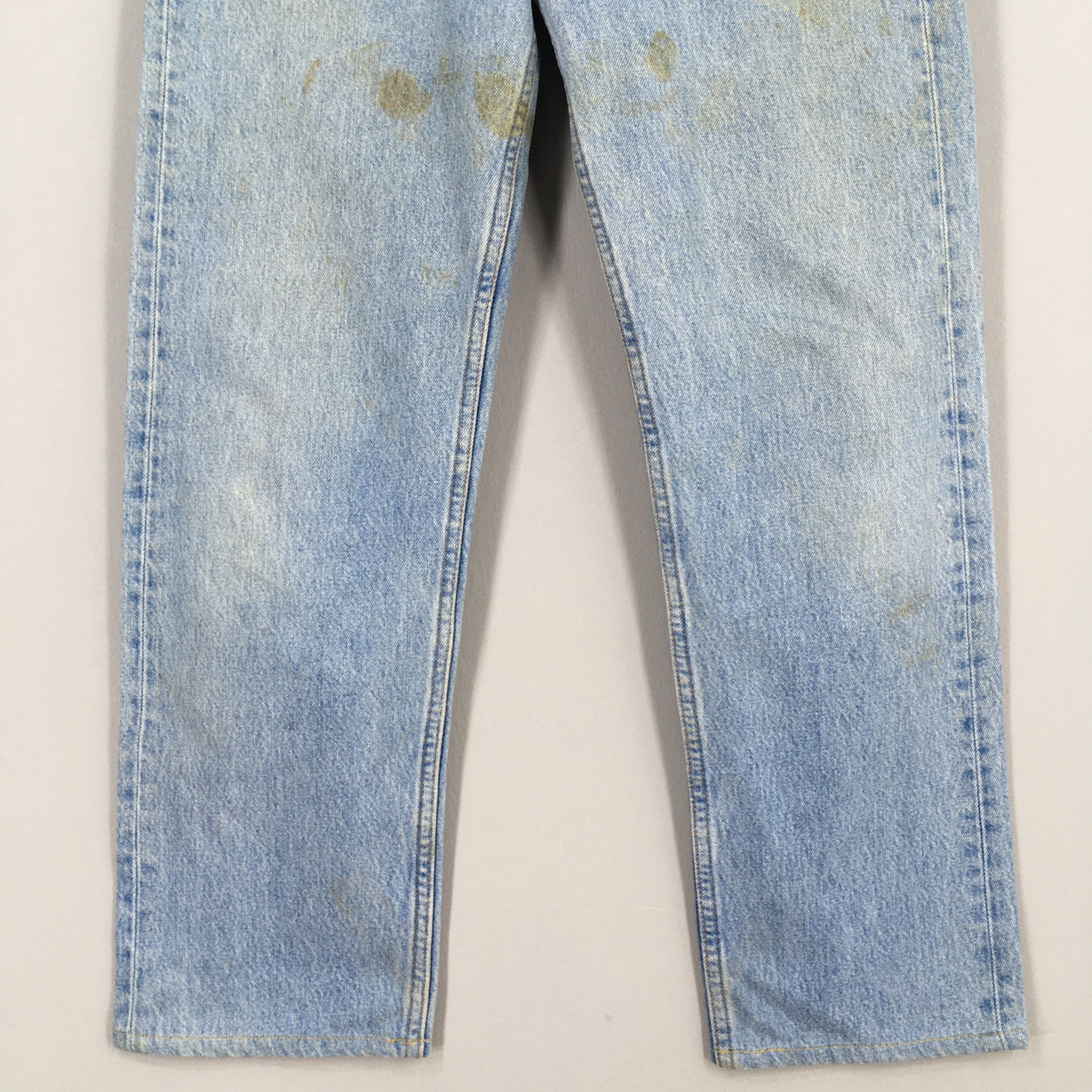 Levi's Size 30x28 Vintage 90s Levi's 501 Faded Blue Jeans S991 Size US 30 / EU 46 - 4 Thumbnail
