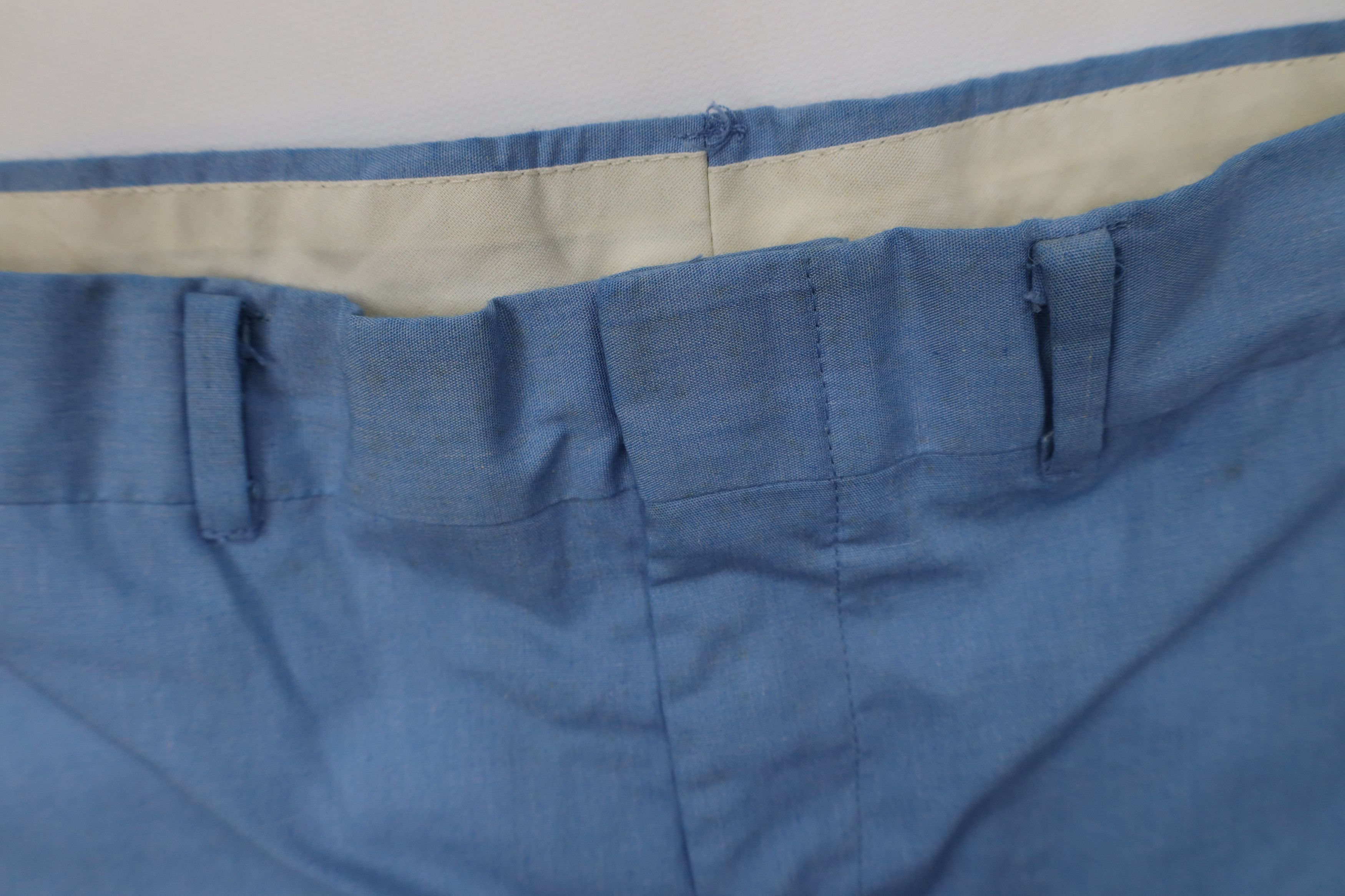 Vintage Vintage 70s Streetwear Chambray Flared Wide Leg Chino Pants Size US 32 / EU 48 - 8 Thumbnail