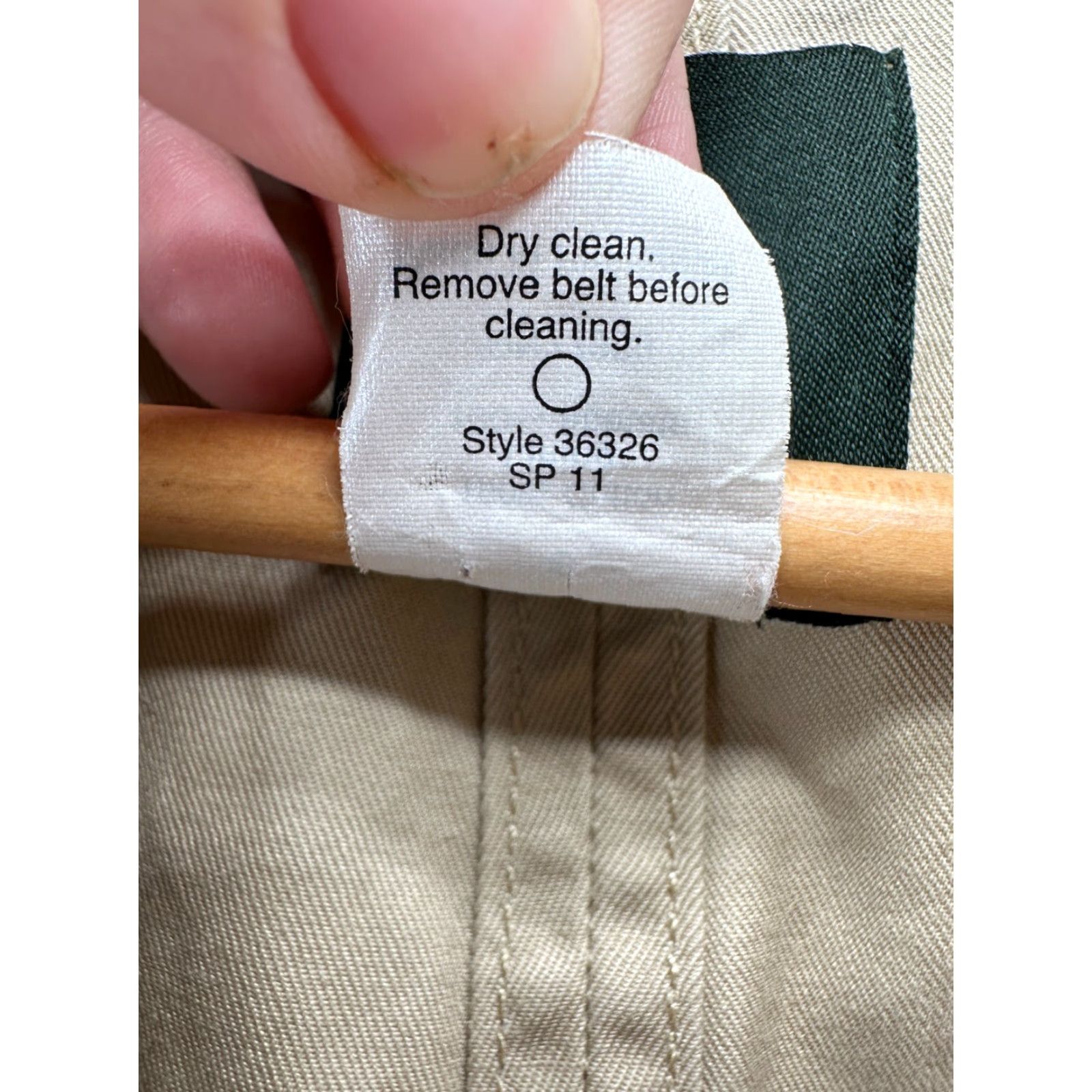J.Crew VINTAGE? No. J.CREW Trench Coat Coat Women 8 Beige Cotton Hooded Zip Long Sleeve Mid-Length Winter Classic Size M / US 6-8 / IT 42-44 - 6 Thumbnail