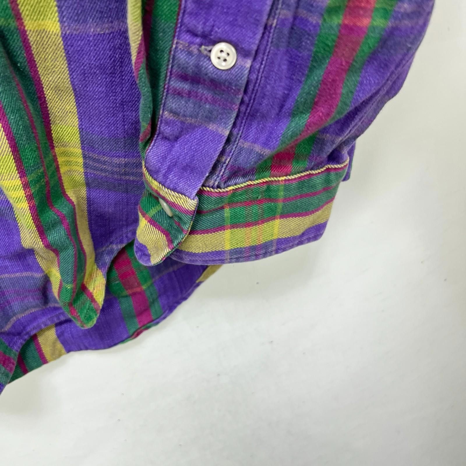 Polo Ralph Lauren Vintage 90s Polo Ralph Lauren Pony Plaid Button-Up Shirt XL Size US XL / EU 56 / 4 - 6 Thumbnail