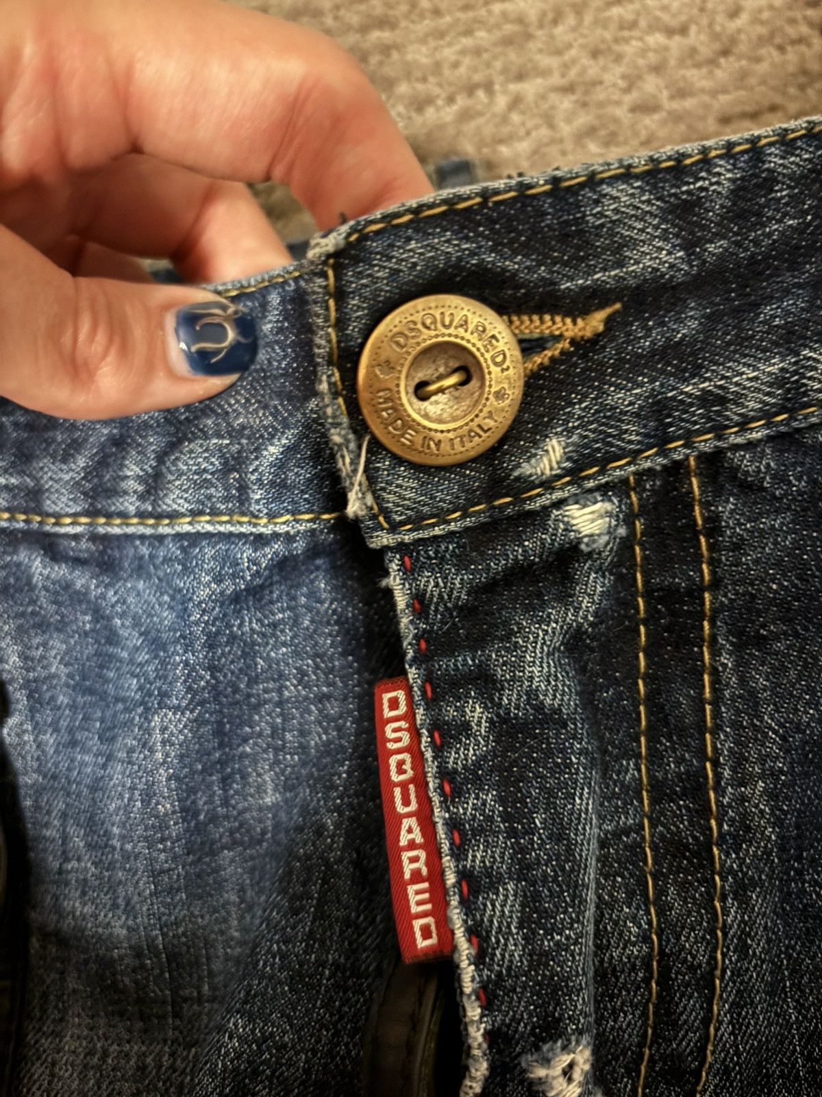Dsquared2 dsquared2 distressed denim jeans Size US 36 / EU 52 - 2 Thumbnail