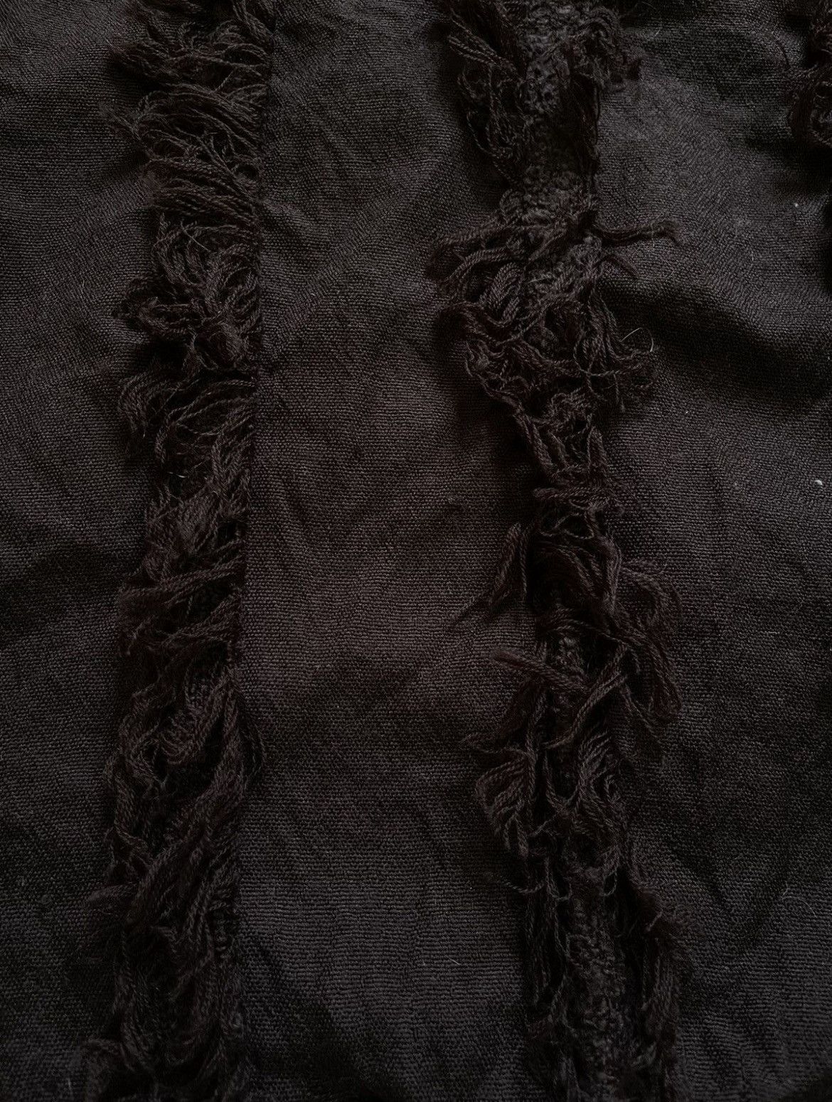 Yohji Yamamoto Y’s Rare Design Wool Muffler Size ONE SIZE - 5 Thumbnail