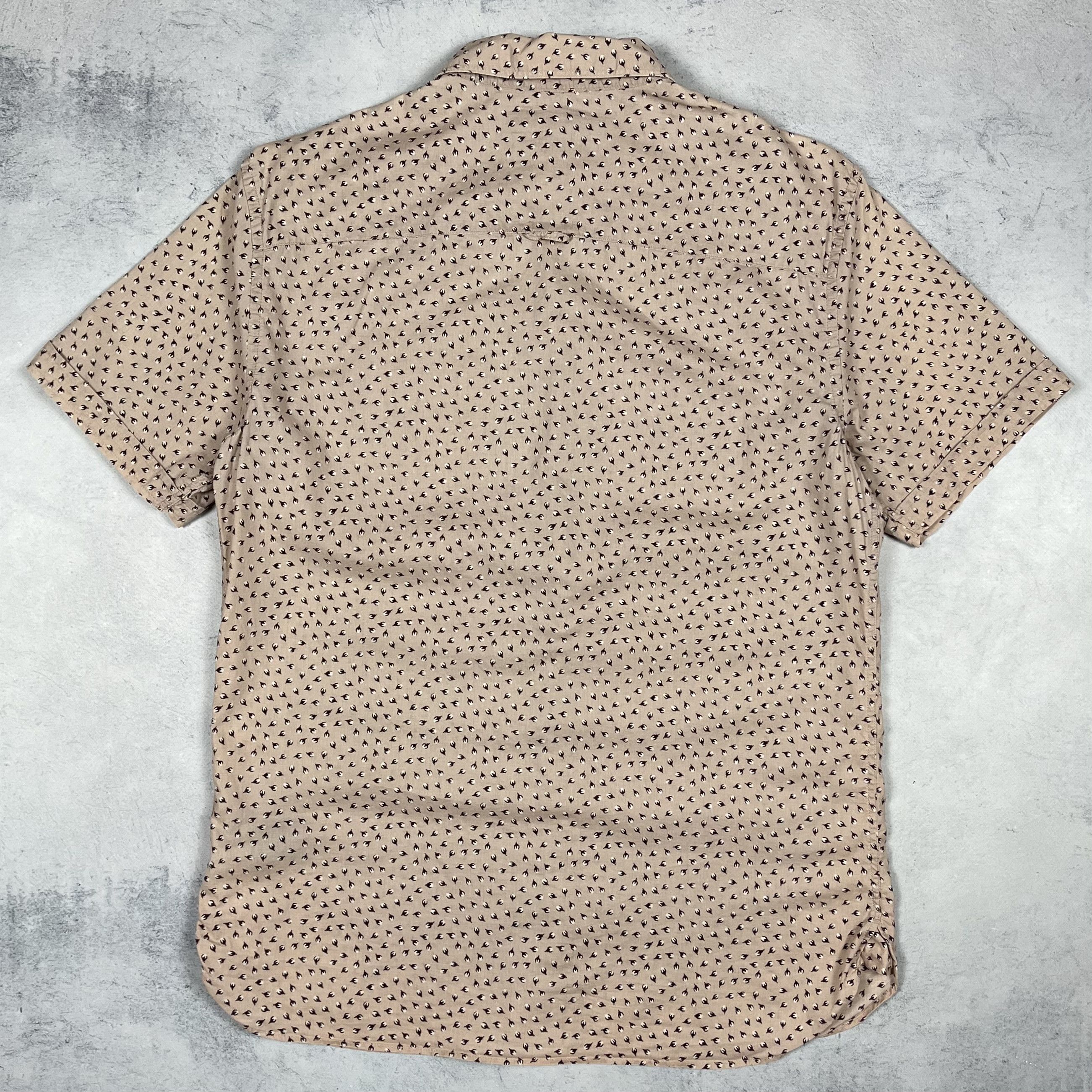 Allsaints Designer AllSaints Bulb Button Up Short Sleeve Shirt Size US S / EU 44-46 / 1 - 14 Thumbnail