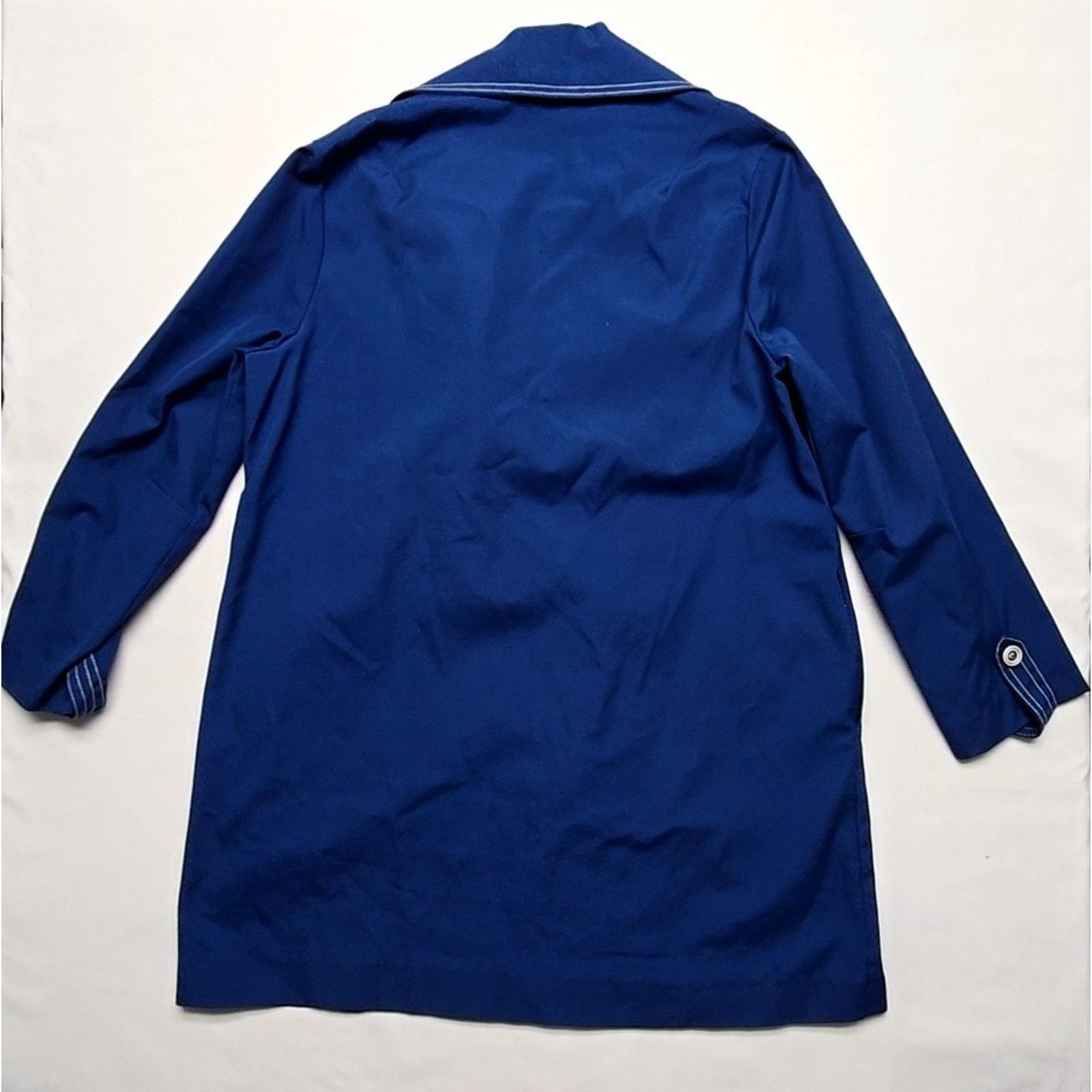 Other Vintage White Stag Blue Double Breasted Large Coat Size L / US 10 / IT 46 - 7 Thumbnail