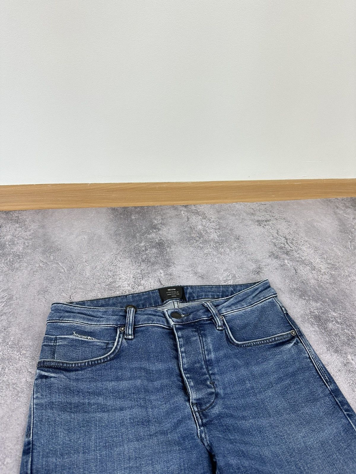 NEUW Denim Vintage Neuw Iggy Skinny Avant Garde Designer Opium Jeans Size US 32 / EU 48 - 11 Thumbnail