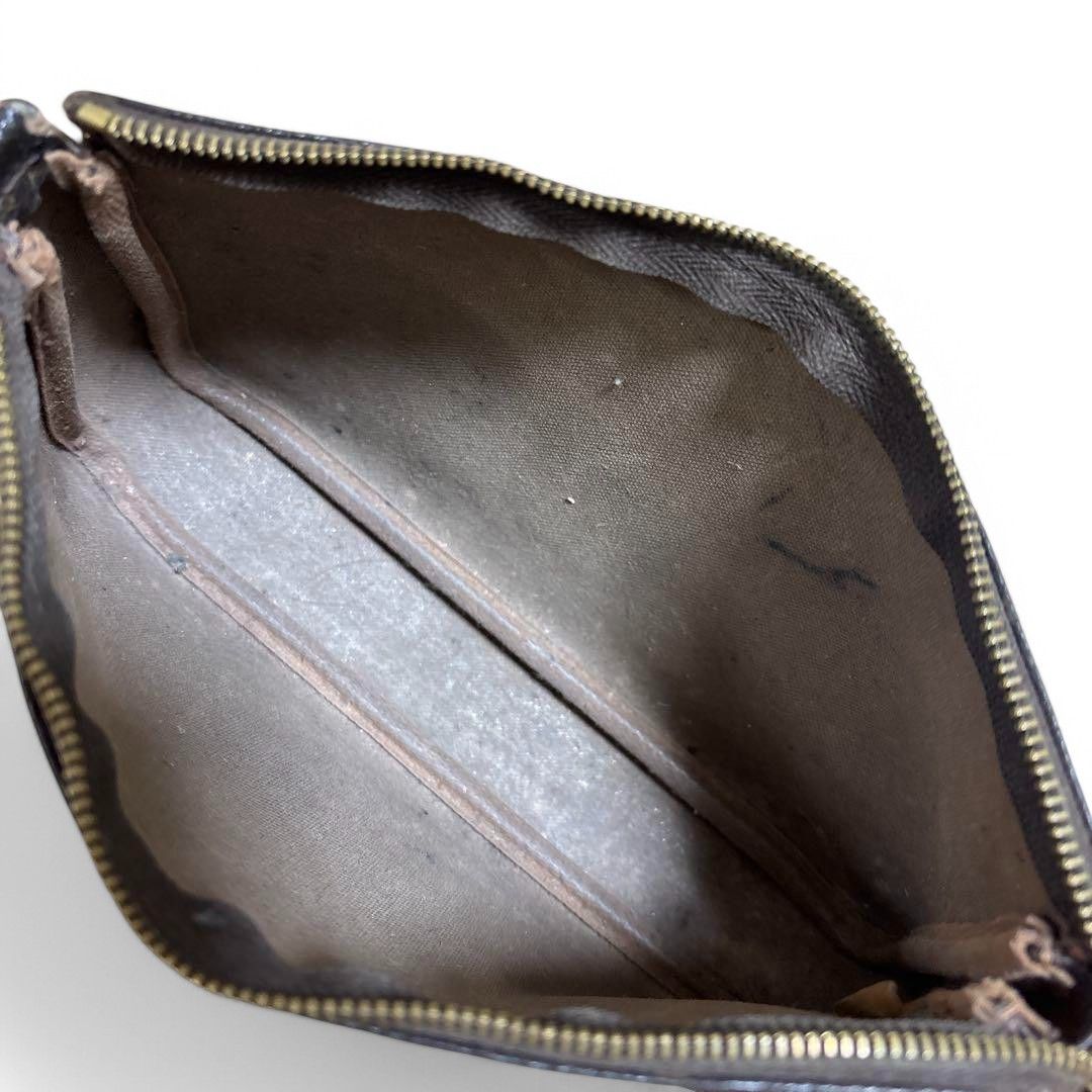 Louis Vuitton Louis Vuitton - Pochette Accessory Mini Leather Brown LV Size ONE SIZE - 3 Thumbnail