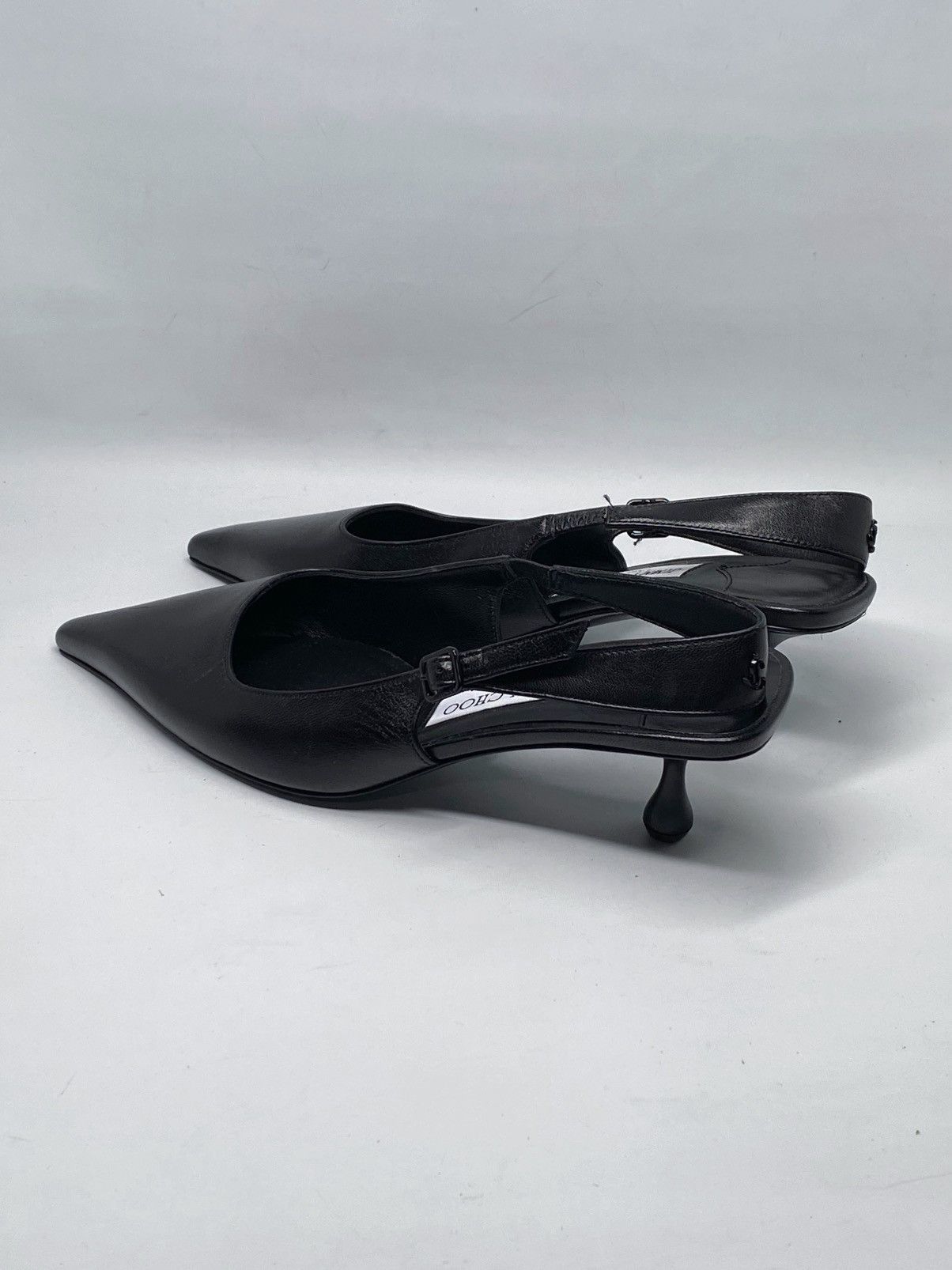 Jimmy Choo Jimmy Choo Amel 50MM Leather Slingback Pumps size 36 Size US 6 / IT 36 - 11 Thumbnail