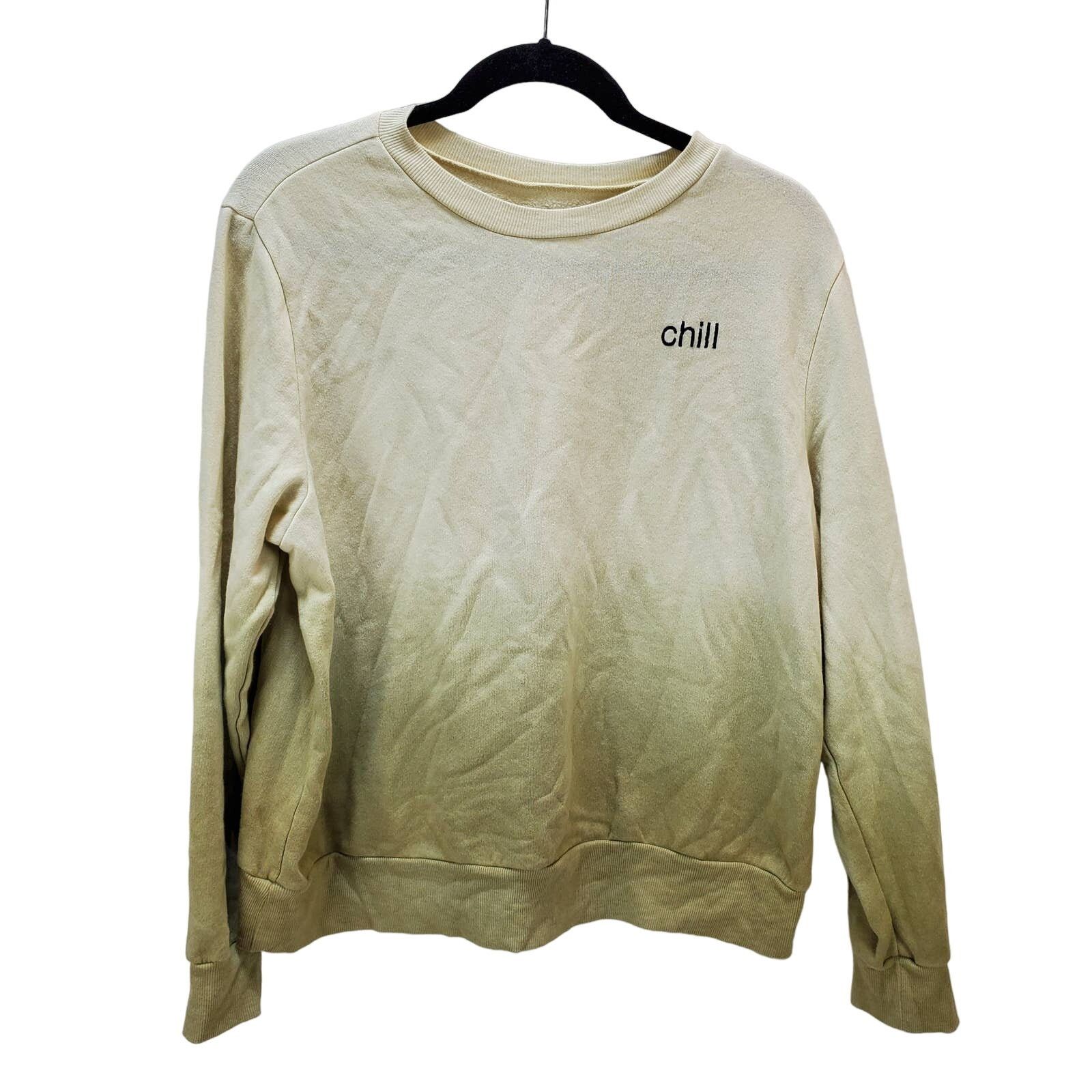 Treasure & Bond Treasure & Bond Sweatshirt Womens Large Ombre Chill Size L / US 10 / IT 46 - 1 Thumbnail