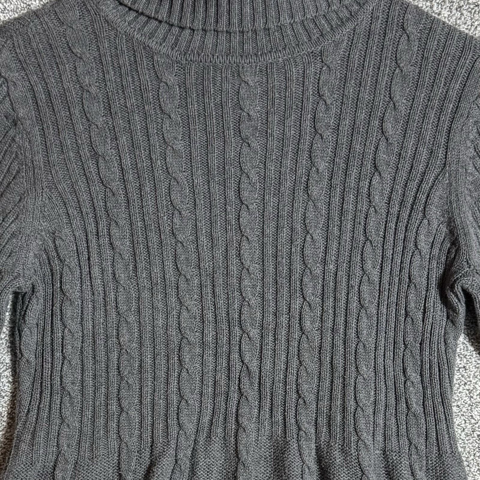 Other Hannah Sweater Womens XL Cable Knit Y2K Vintage Grandmacore Size XL / US 12-14 / IT 48-50 - 4 Thumbnail