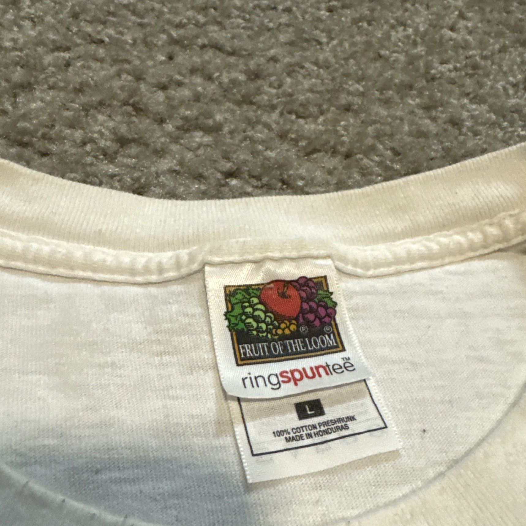 Vintage VINTAGE New York City NYC 2001 GOD Bless America 9/11 White T-Shirt Large Mens Size US L / EU 52-54 / 3 - 4 Thumbnail