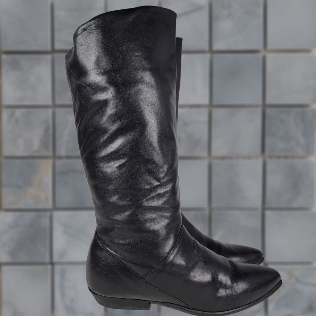 Undercover × Vintage VINTAGE OPIUM LEATHER PLATFORM PUNK