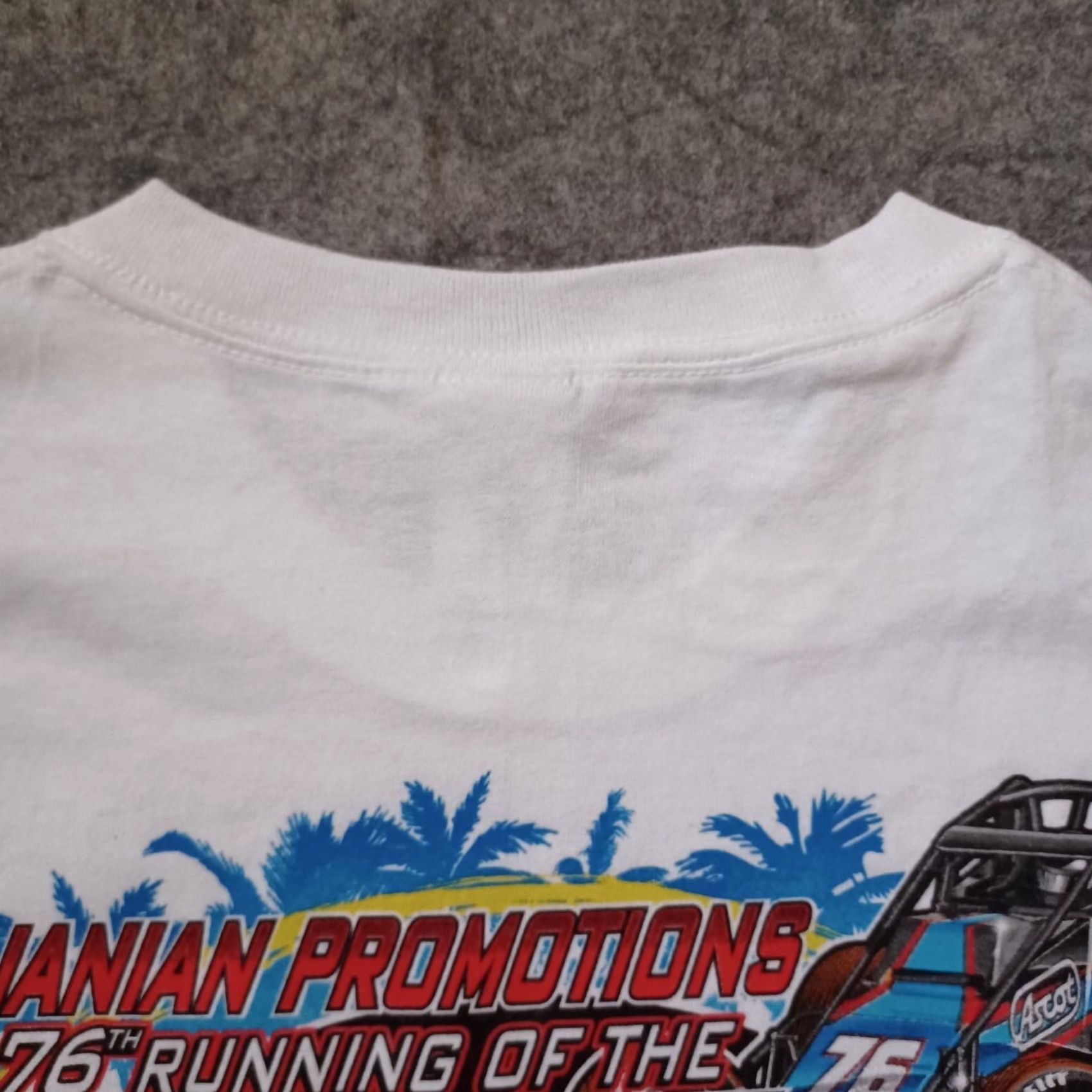 Gildan Gildan Ultra Cotton Shirt Mens Large White 98 Lap Special Ventura Raceway Turkey Night Grand Prix Car Logo All Seasons Short Sleeve Crew Neck Vintage Size US L / EU 52-54 / 3 - 4 Thumbnail
