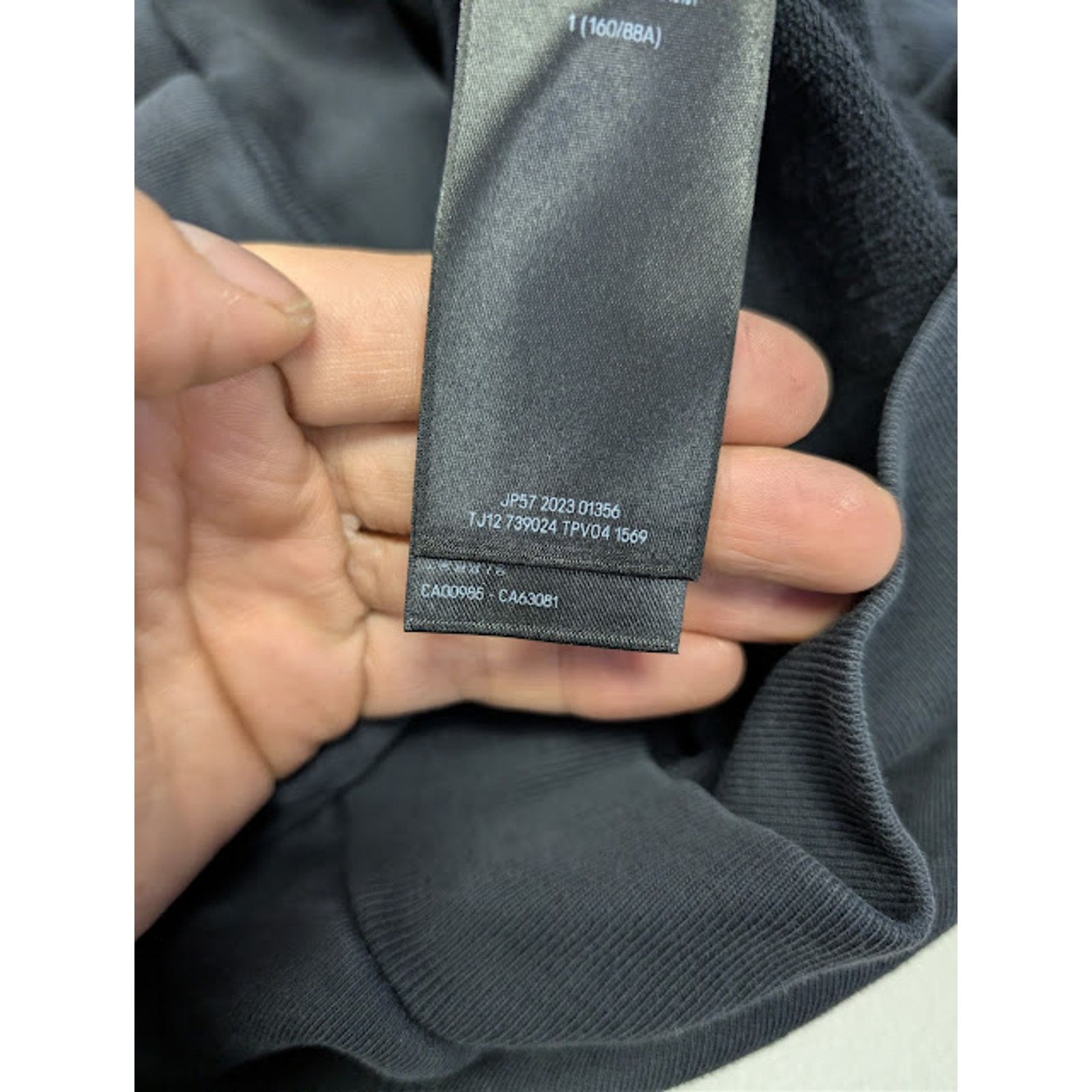 Balenciaga o1rshd1 Q:2 / DIY Metal Outline Large Fit Hoodie Faded Black Size US XL / EU 56 / 4 - 15 Thumbnail