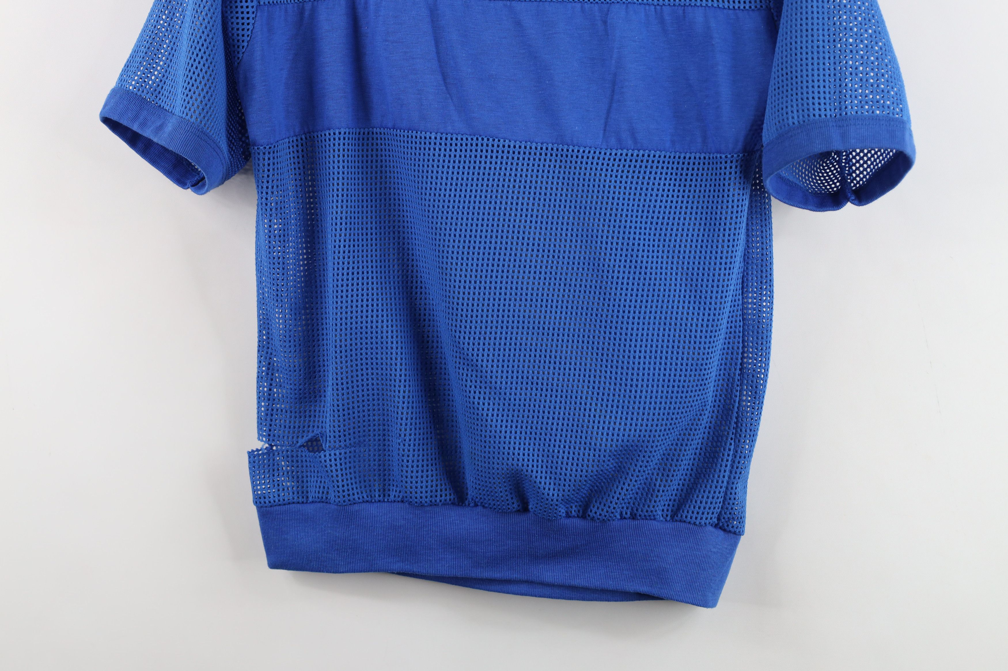 Vintage Vintage 80s 90s Streetwear Blank Mesh Ringer T-Shirt USA Size L / US 10 / IT 46 - 3 Thumbnail