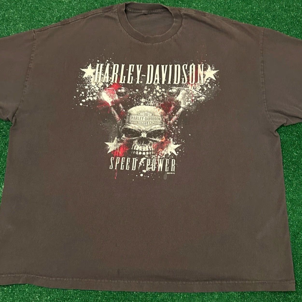 Harley Davidson VINTAGE Harley-Davidson Florida Shirt 3XL Mens T-Shirt Gray Skull Logo 90s Y2K Biker Grunge Hip Hop Motorcycle Punk Vintage Size US XXL / EU 58 / 5 - 5 Thumbnail