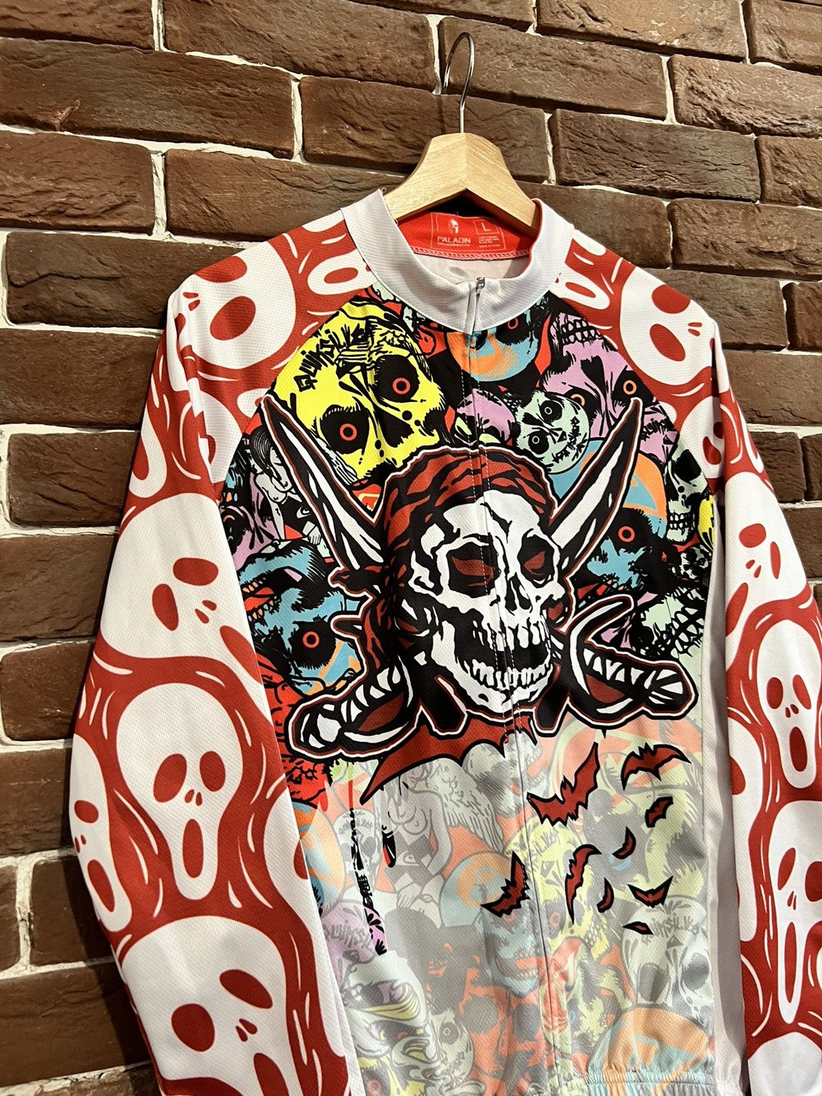 Other ONE OF A KIND Ghost Halloween Vintage Bike Jersey Hype Drip Size US L / EU 52-54 / 3 - 3 Thumbnail