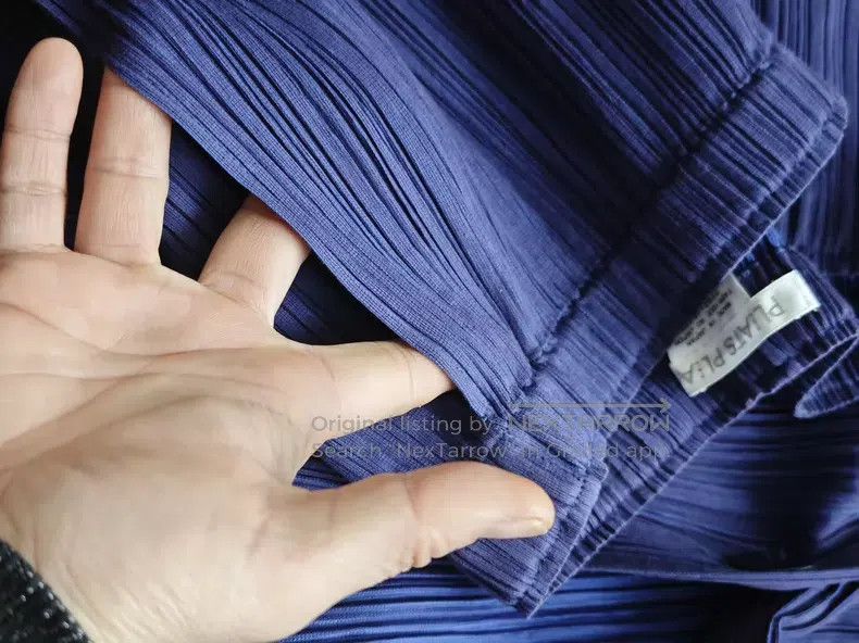 Issey Miyake Issey Miyake Blue Jacket Size L / US 10 / IT 46 - 5 Thumbnail