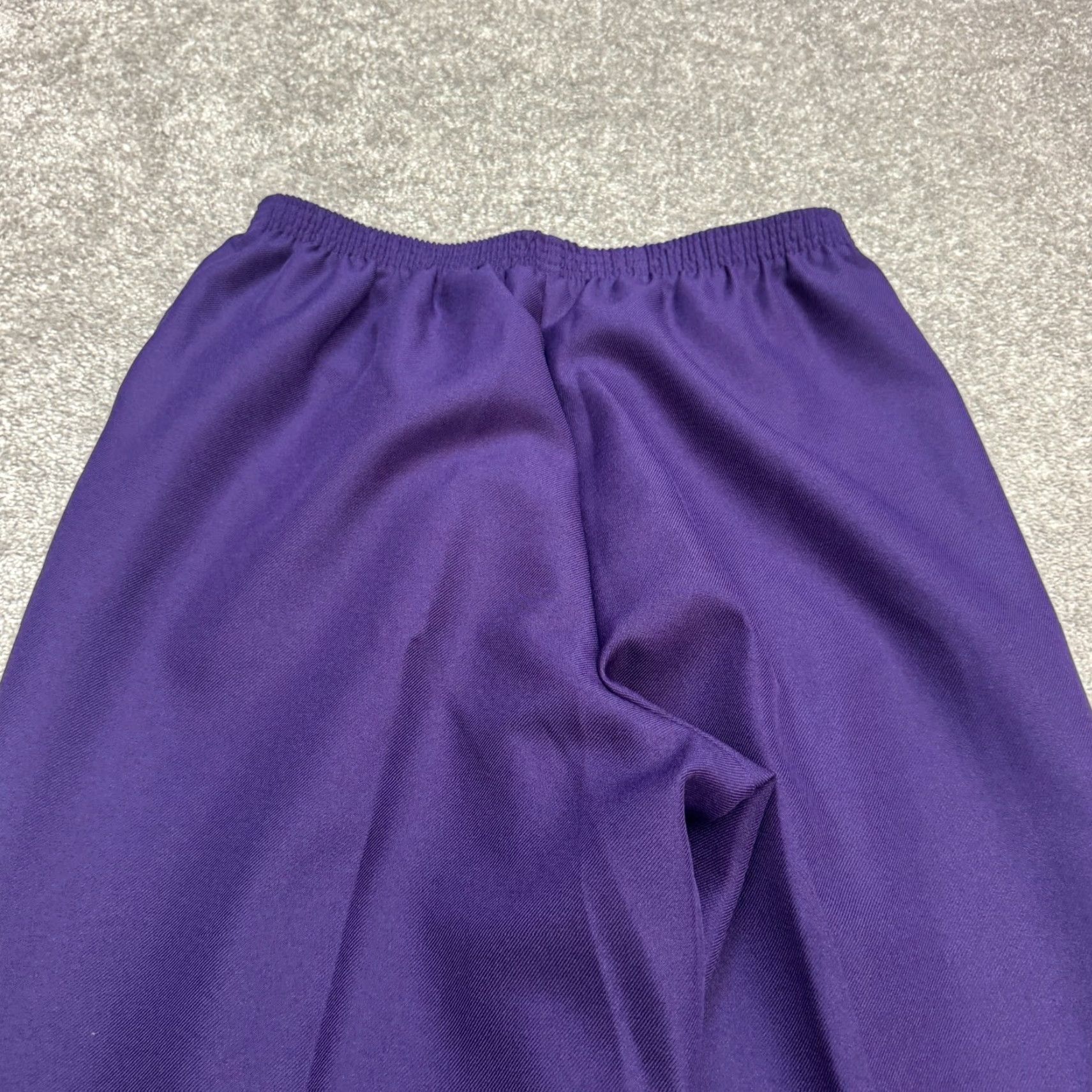 Vintage Alfred Dunner Pants Dress Stretch Elastic Waist Pull On 14 Navy Blue Women Size 36" / US 14 / IT 50 - 5 Thumbnail