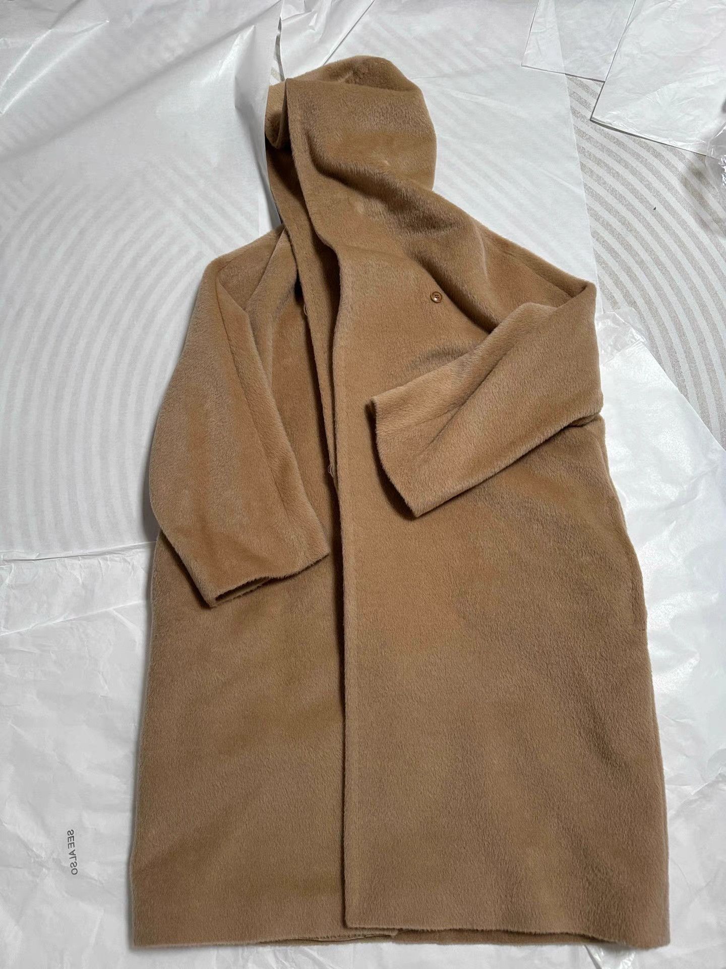 Max Mara MaxMara Teddy Hooded Coat K6 Size XS / US 0-2 / IT 36-38 - 1 Thumbnail