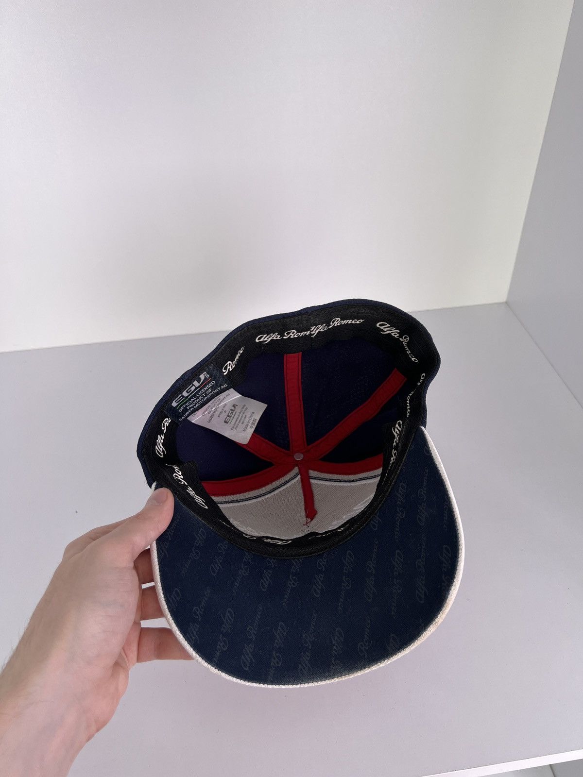 Vintage Vintage Alfa Romeo Racing Cap Size ONE SIZE - 10 Thumbnail