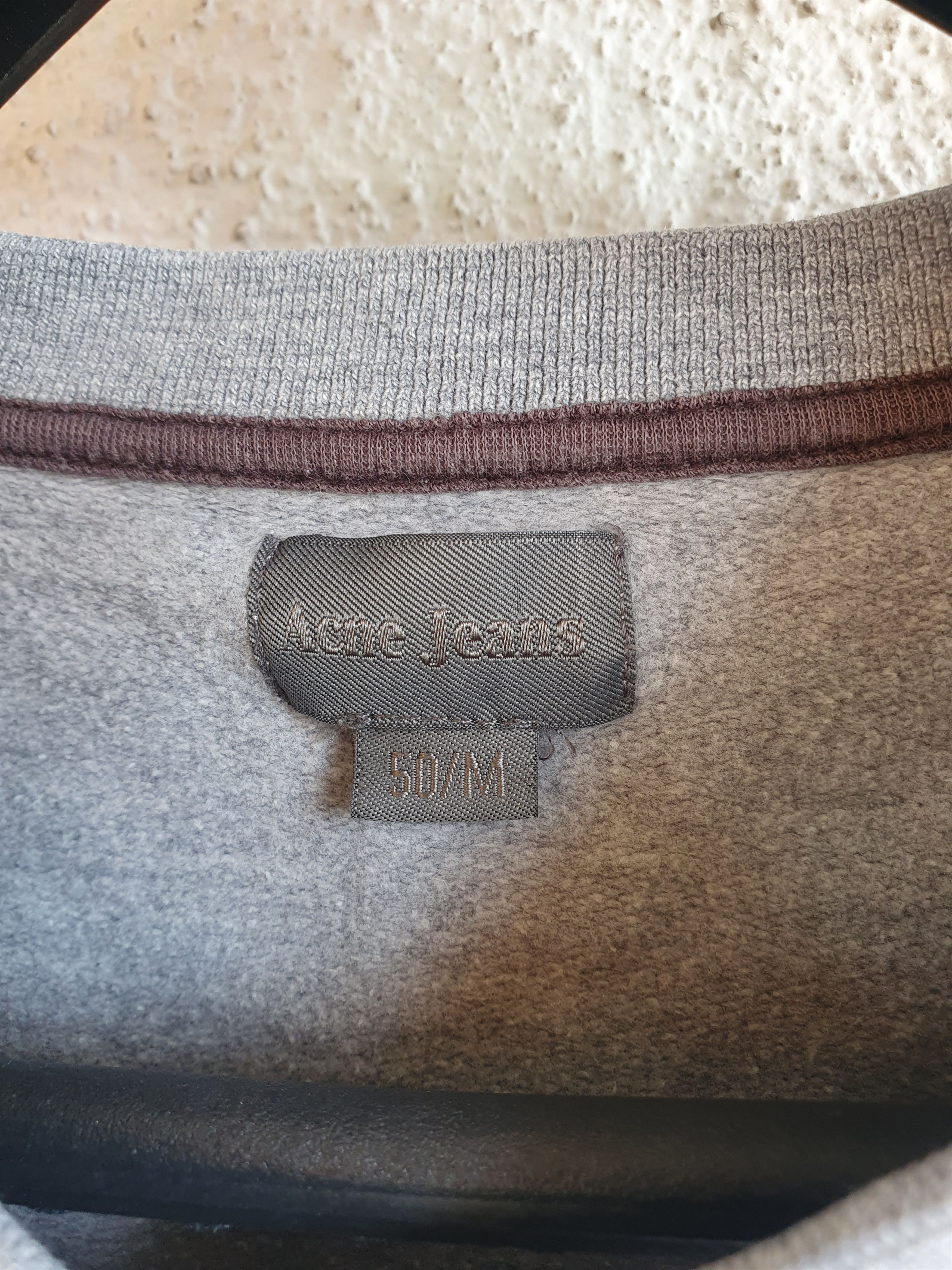 Acne Studios Acne Jeans Elbow Leather Patch Sweatshirt sz S? Size US S / EU 44-46 / 1 - 3 Thumbnail