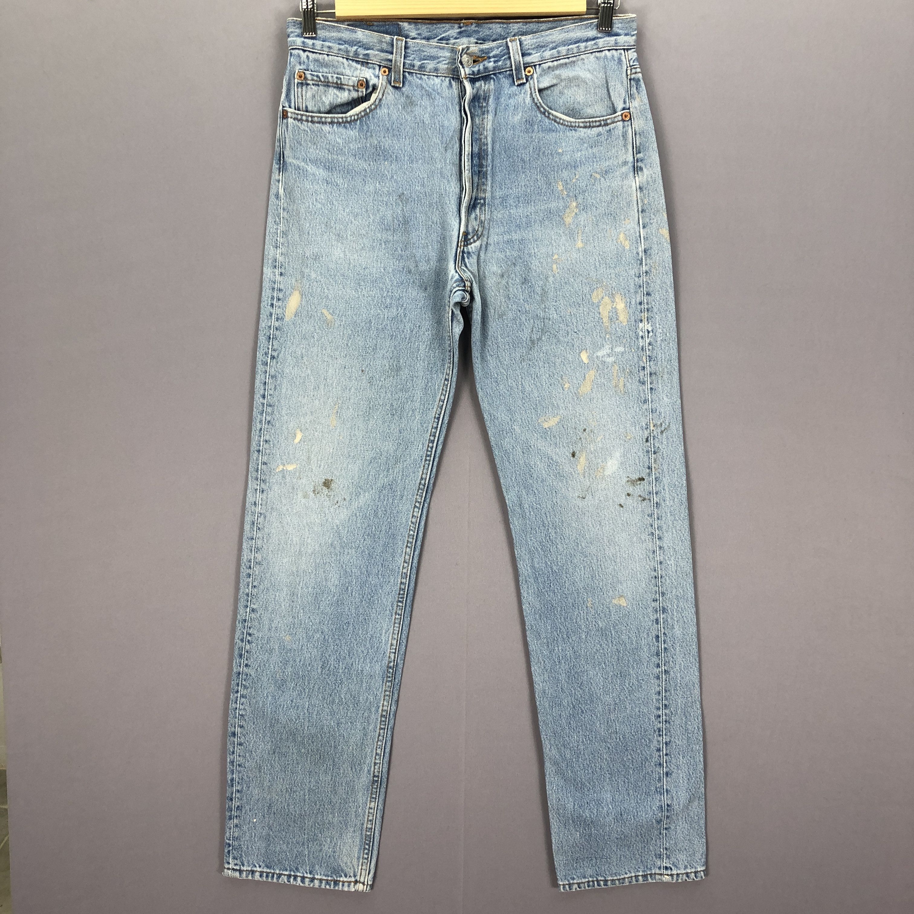 Levi's Vintage 90s Levis 501 Jeans Levi's Light Wash Faded Denim Size US 30 / EU 46 - 1 Thumbnail
