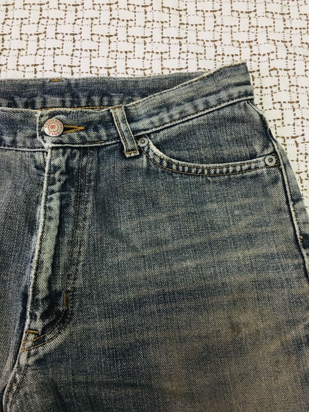 Japanese Brand Gedixsept Distressed Jeans (16) Size 28" / US 6 / IT 42 - 13 Thumbnail