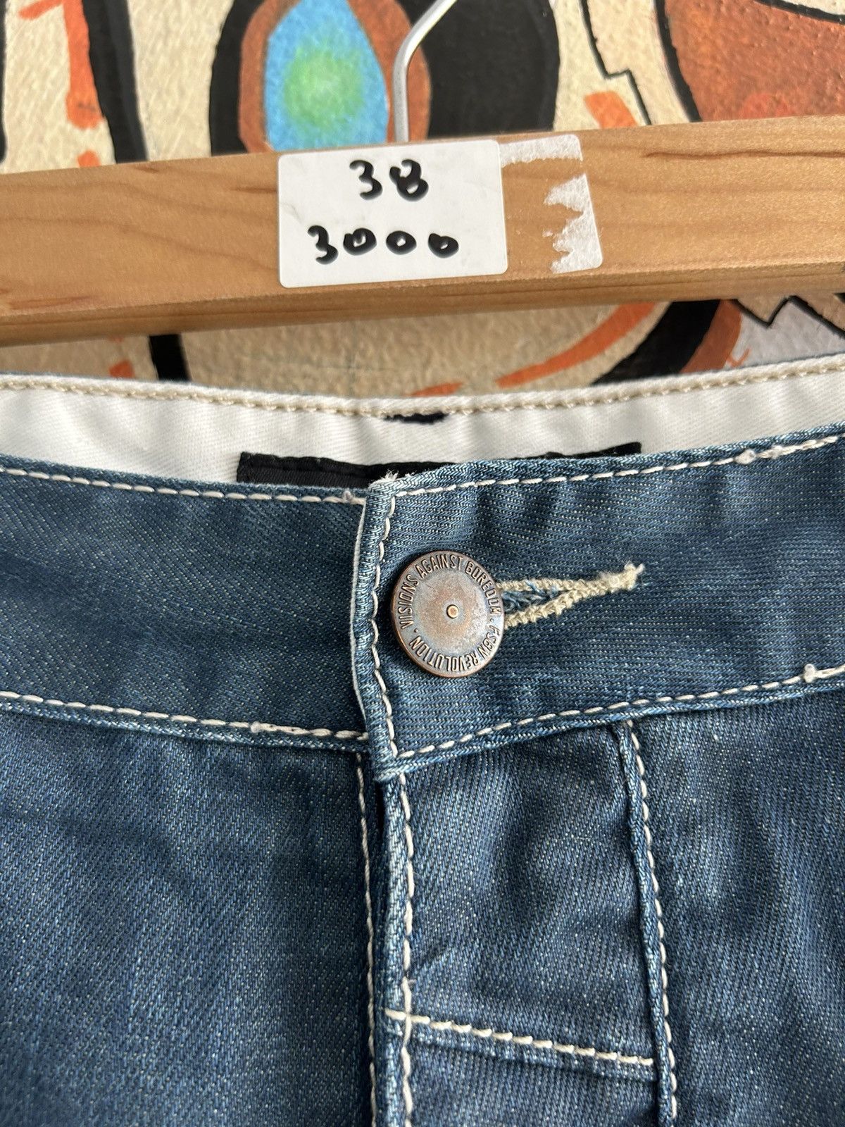 Vintage Vintage Fishbone jorts Size US 38 / EU 54 - 3 Thumbnail