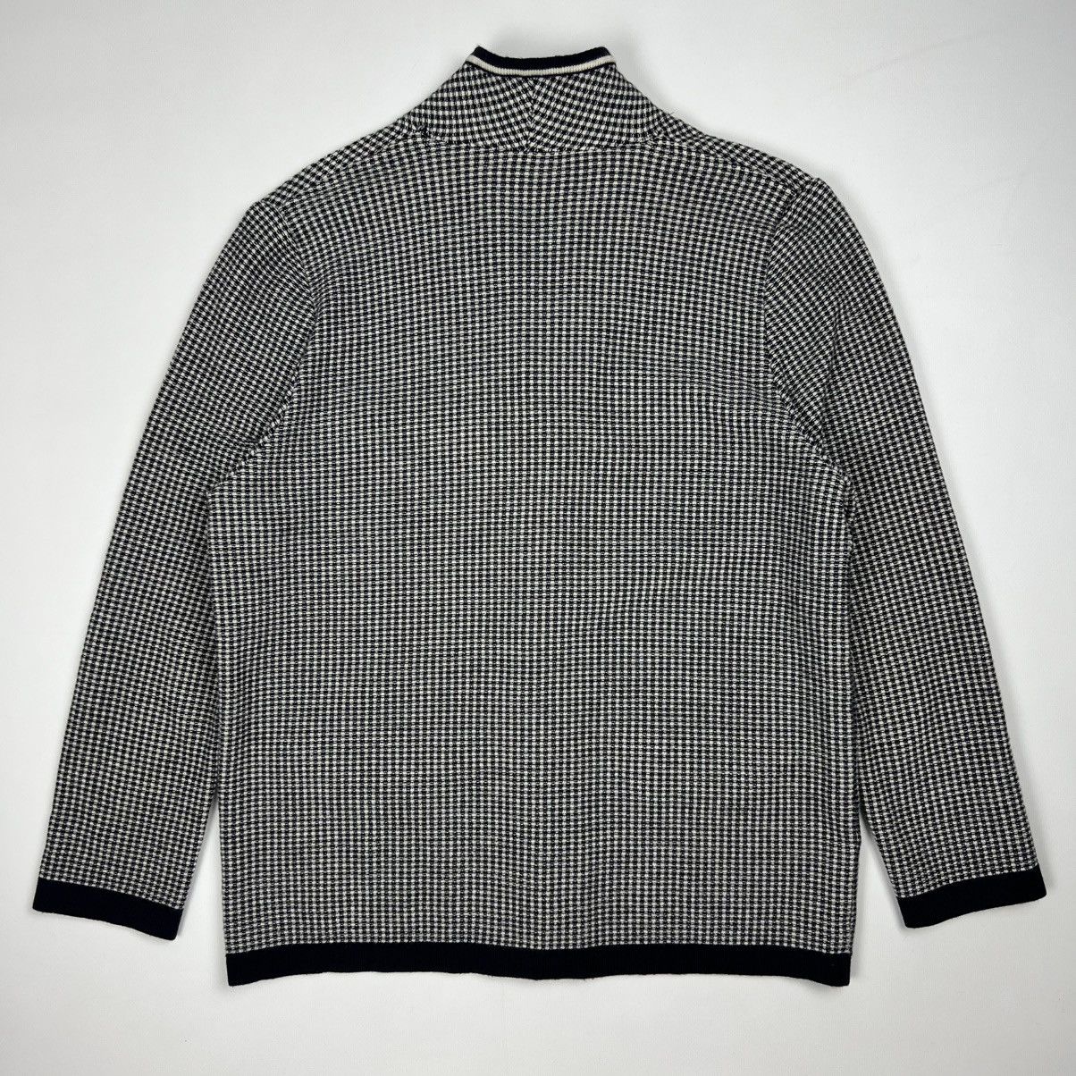 Burberry × Vintage Burberrys vintage 80s wool cardigan blazer Size L / US 10 / IT 46 - 8 Thumbnail